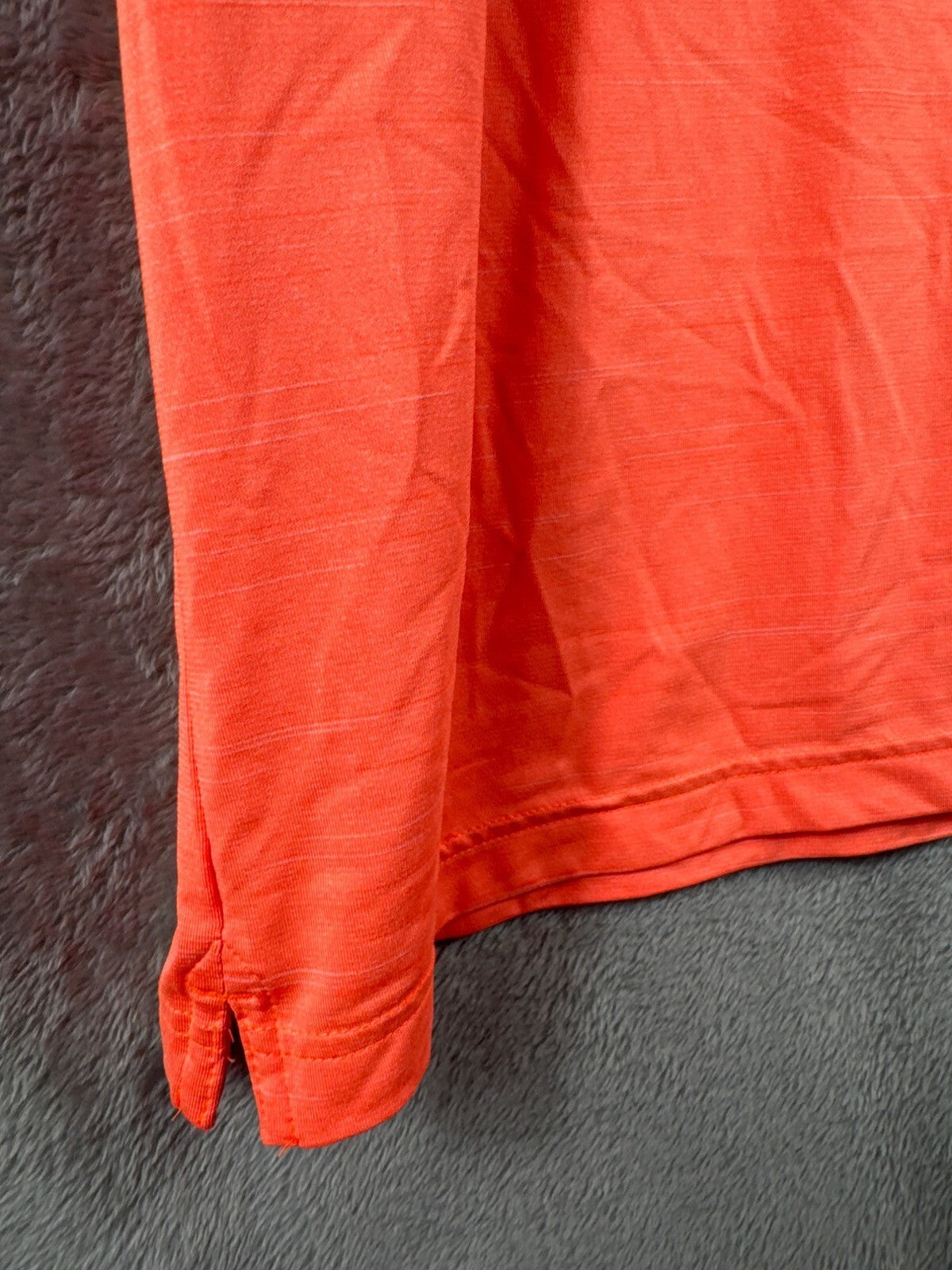 Under Armour HeatGear Loose Fit Mens Polo Shirt XL Orange Lightweight