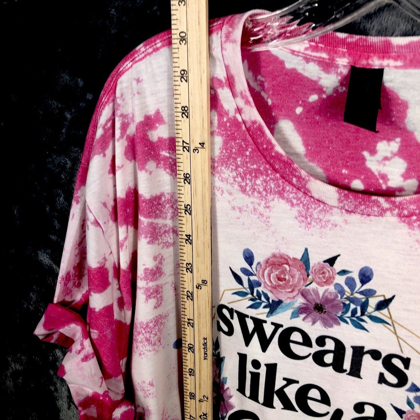 Women’s T Shirt Funny Swears Like A Sailor Pink Shirt Size Adult Extra Large