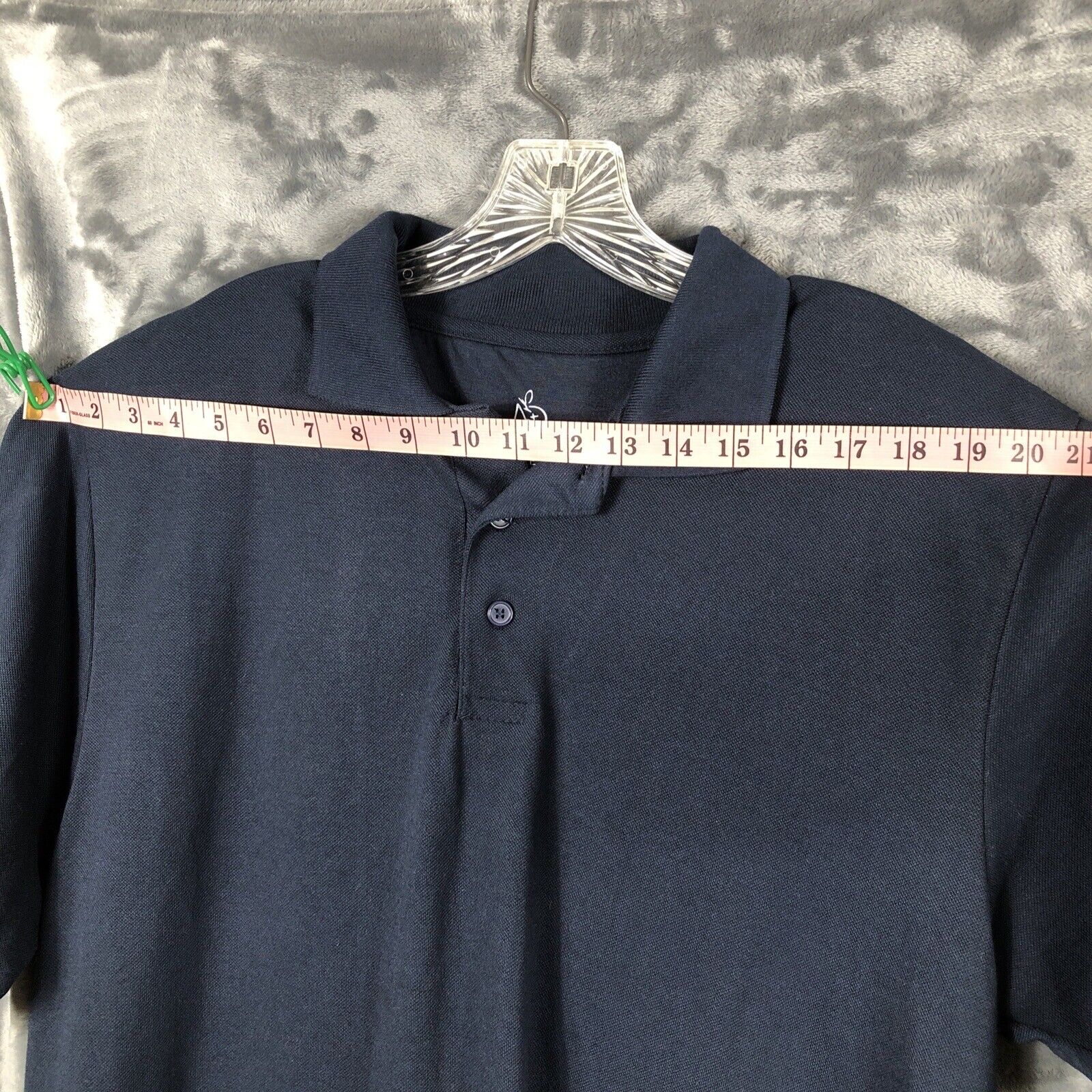 A Plus Uniform Shirt  Mens Size X-Large Polo Blue Golf Shirt