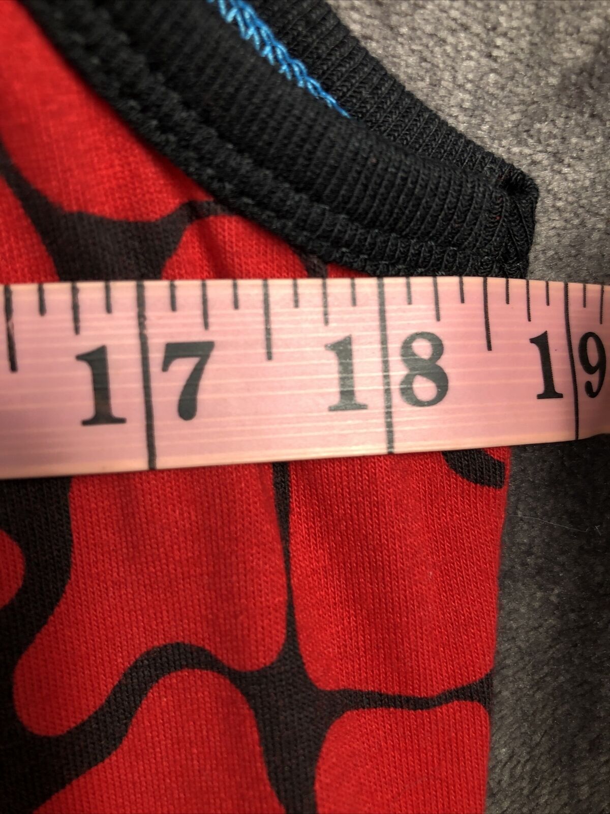 Foot Action Tank Top Red & Black Pocket Mens Size Large