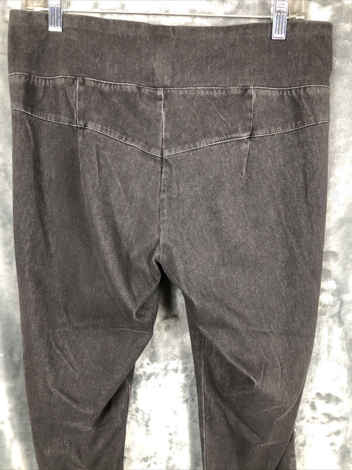 Anna & Ava ,  Black Denim , Cheetah Leg Detail, Super Stretchy , Skinny Jean Fit