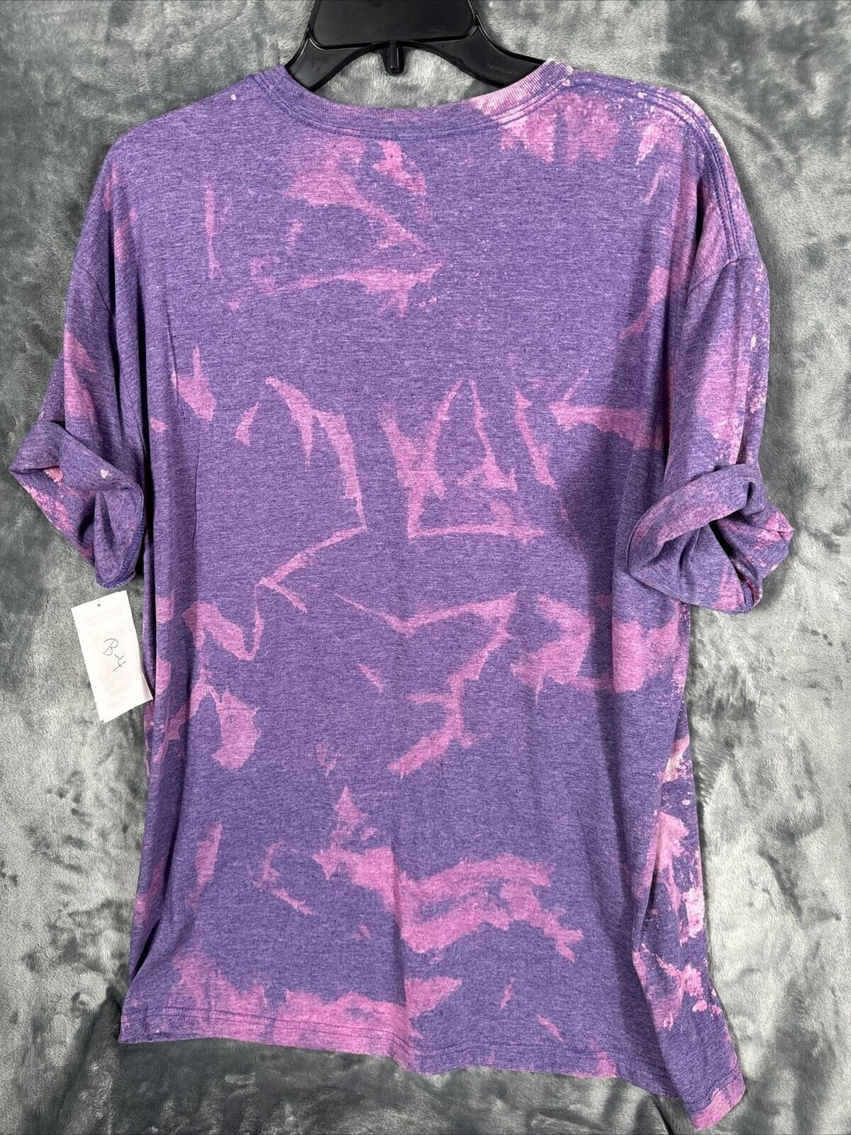 Glidan Woman's T Shirt Tye Dyed Beach Bum Graphic Shirt Size Adult X Large