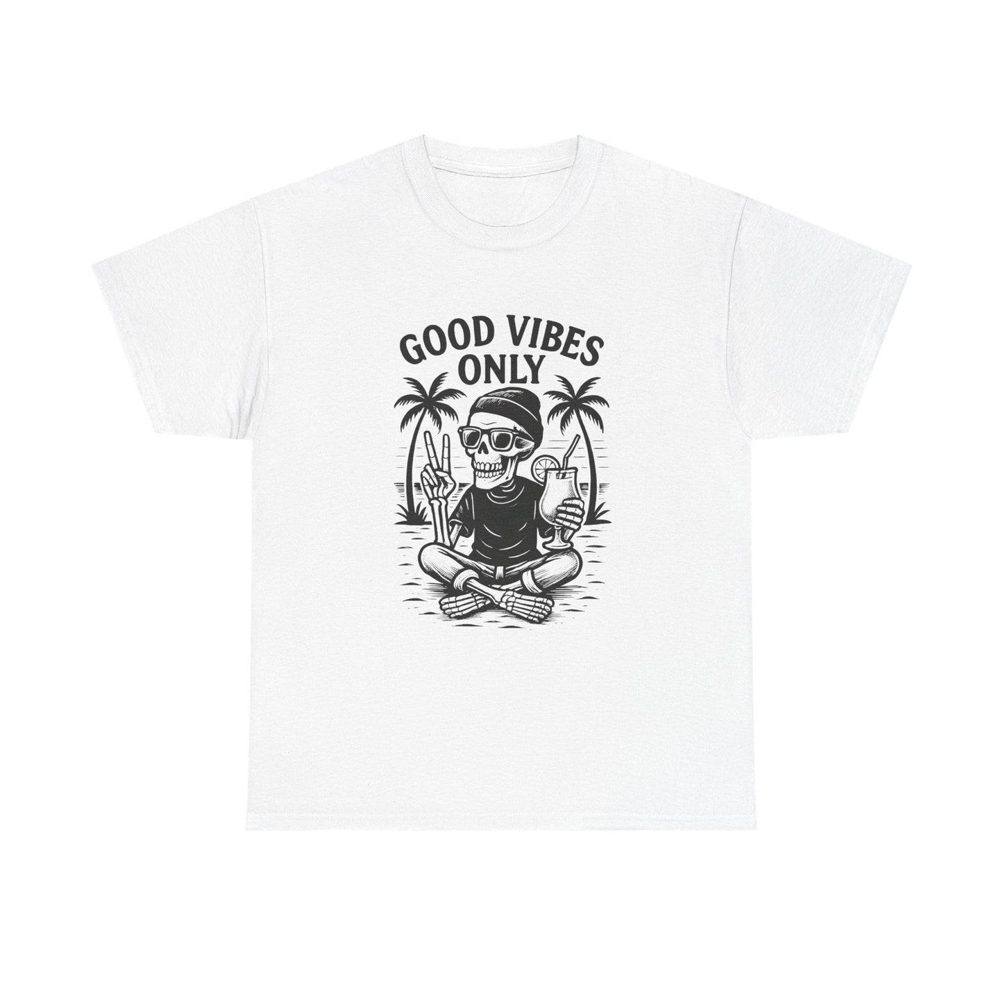 Womans T Shirt Skull Drinking Shirt Gothic Skeleton Punk Rock Streetwear Top