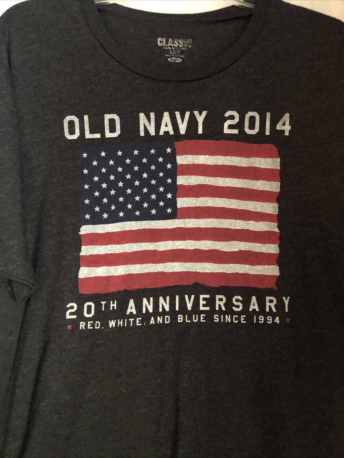 Old Navy 20th Anniversary Men’s Shirt Classic T Shirt Size Adult Large