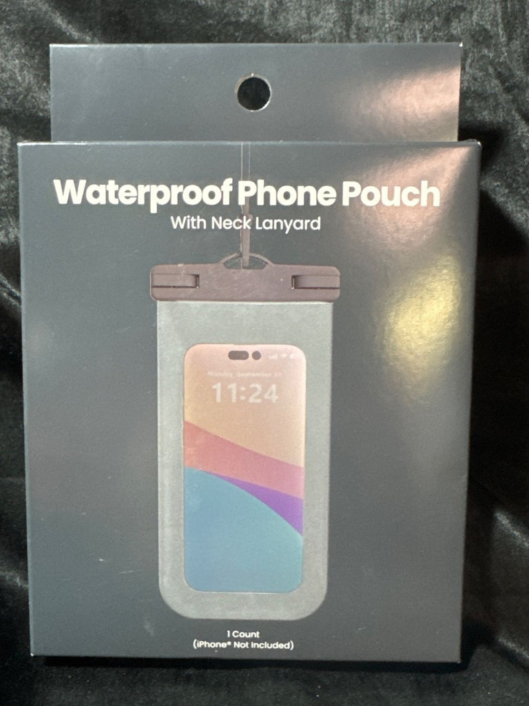 Waterproof Phone Pouch With Detachable Neck Lanyard For Devices Up To 7 Inches