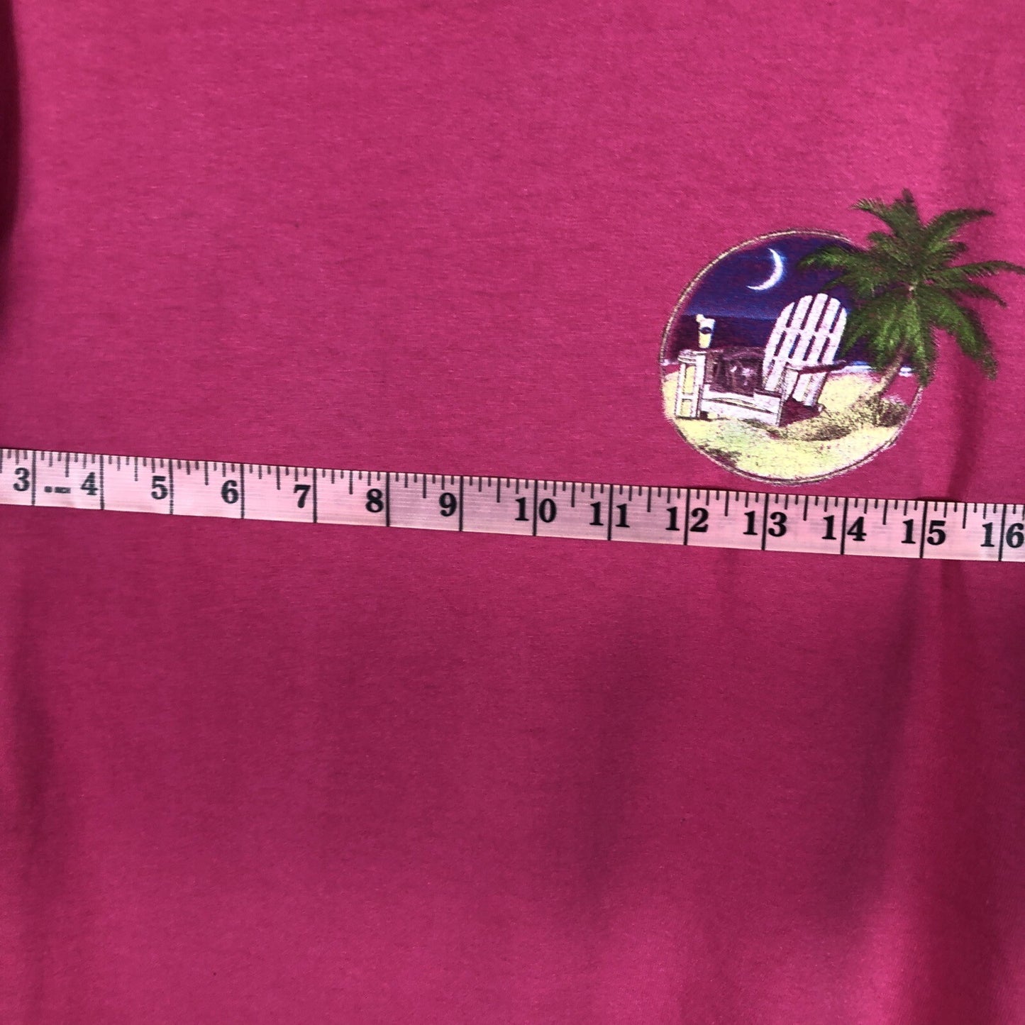Glidan Women’s T Shirt Everything is Better Under The Carolina Moon Size M Top