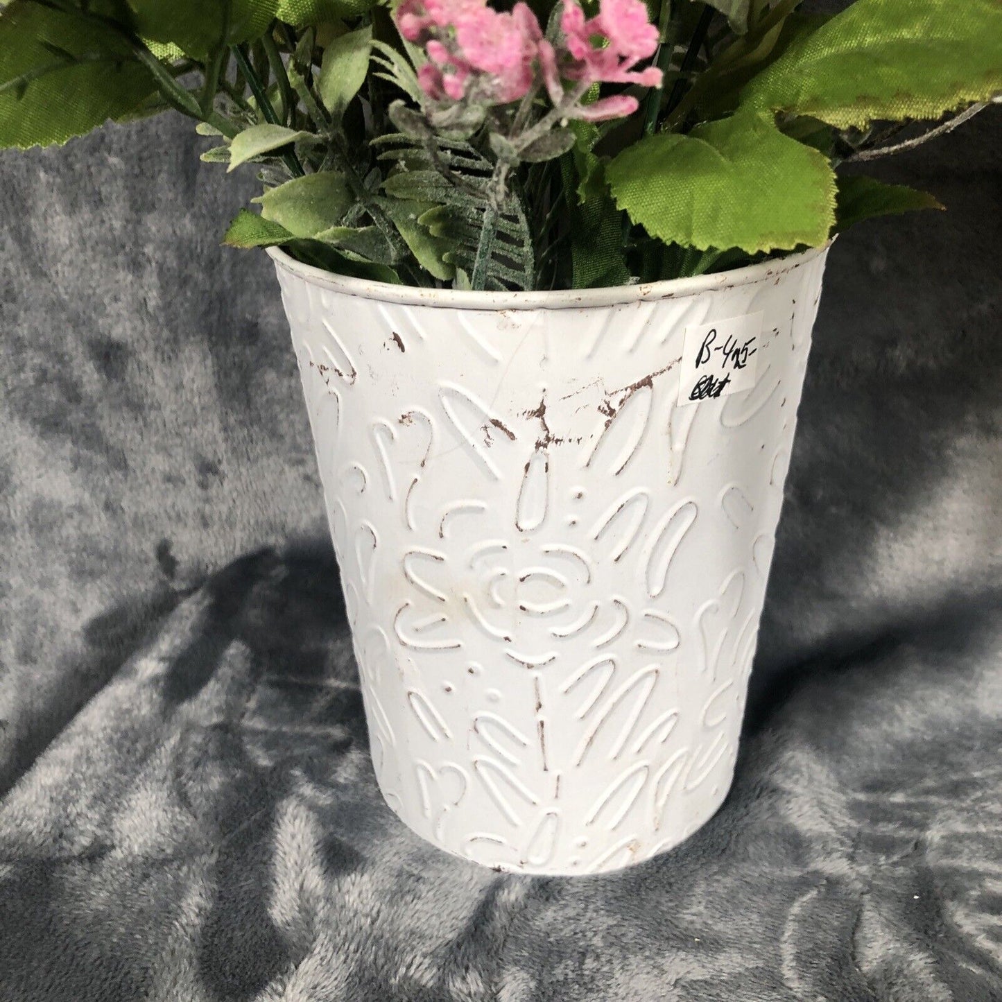 Artificial Hanging Flower Arrangements Handmade Floral Decor Two Piece Set