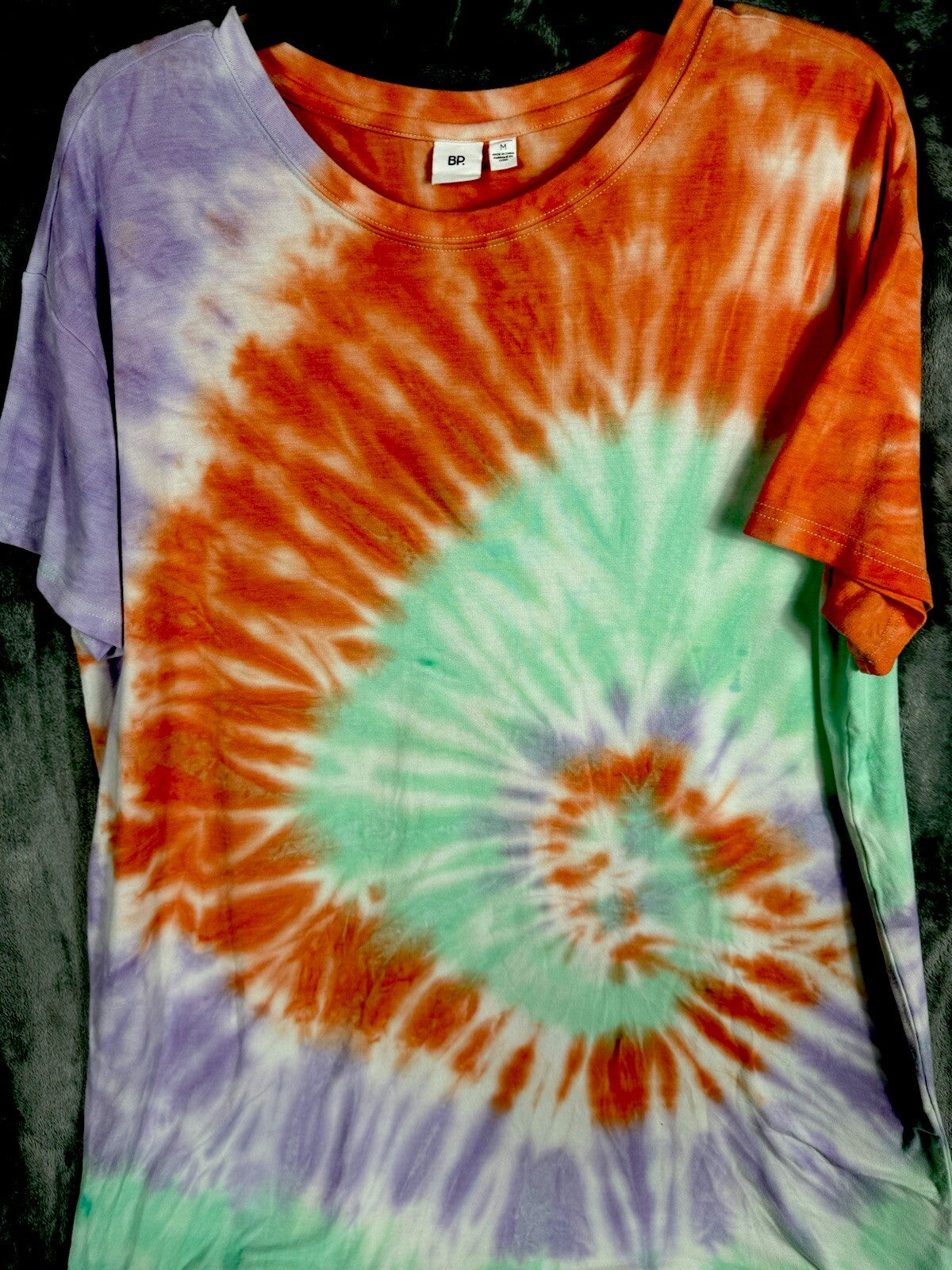 BR Shirt Hippie Tie Dye Men's T Shirt Soft Size Adult Medium Unisex Top