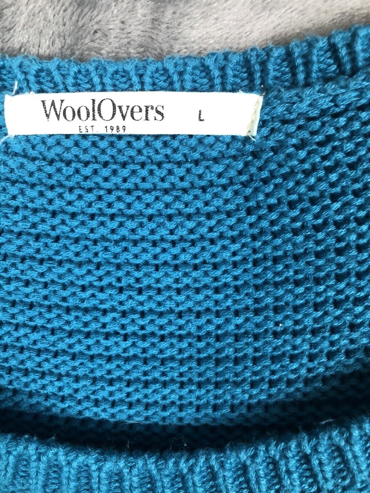Wool Overs Sweater Woman’s Adult Size Large Blue
