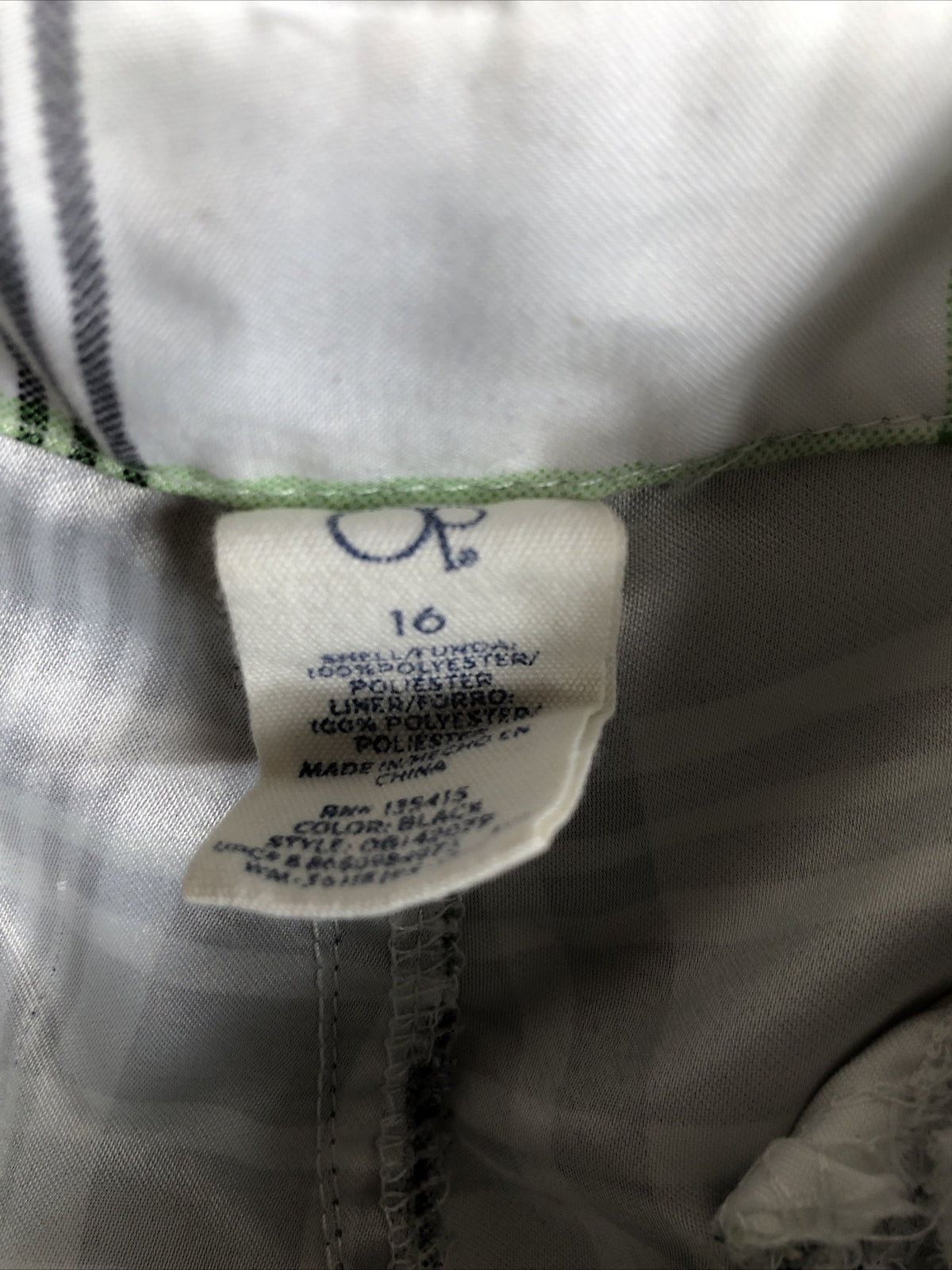 OP Cargo Shorts Boys Size 16 Plaid 