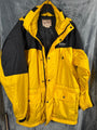 Woolrich Work Coat Men's Rugged Outdoor Jacket Yellow & Black Large