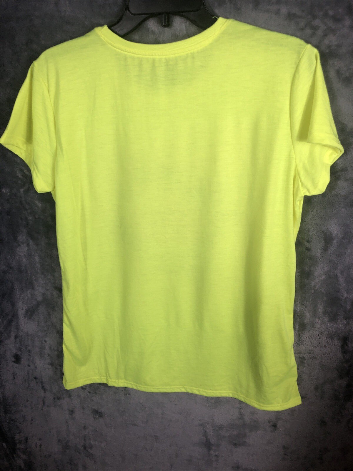 Women’s T-Shirt American Beauty With Rose Size Large Yellow Short Sleeve Shirt