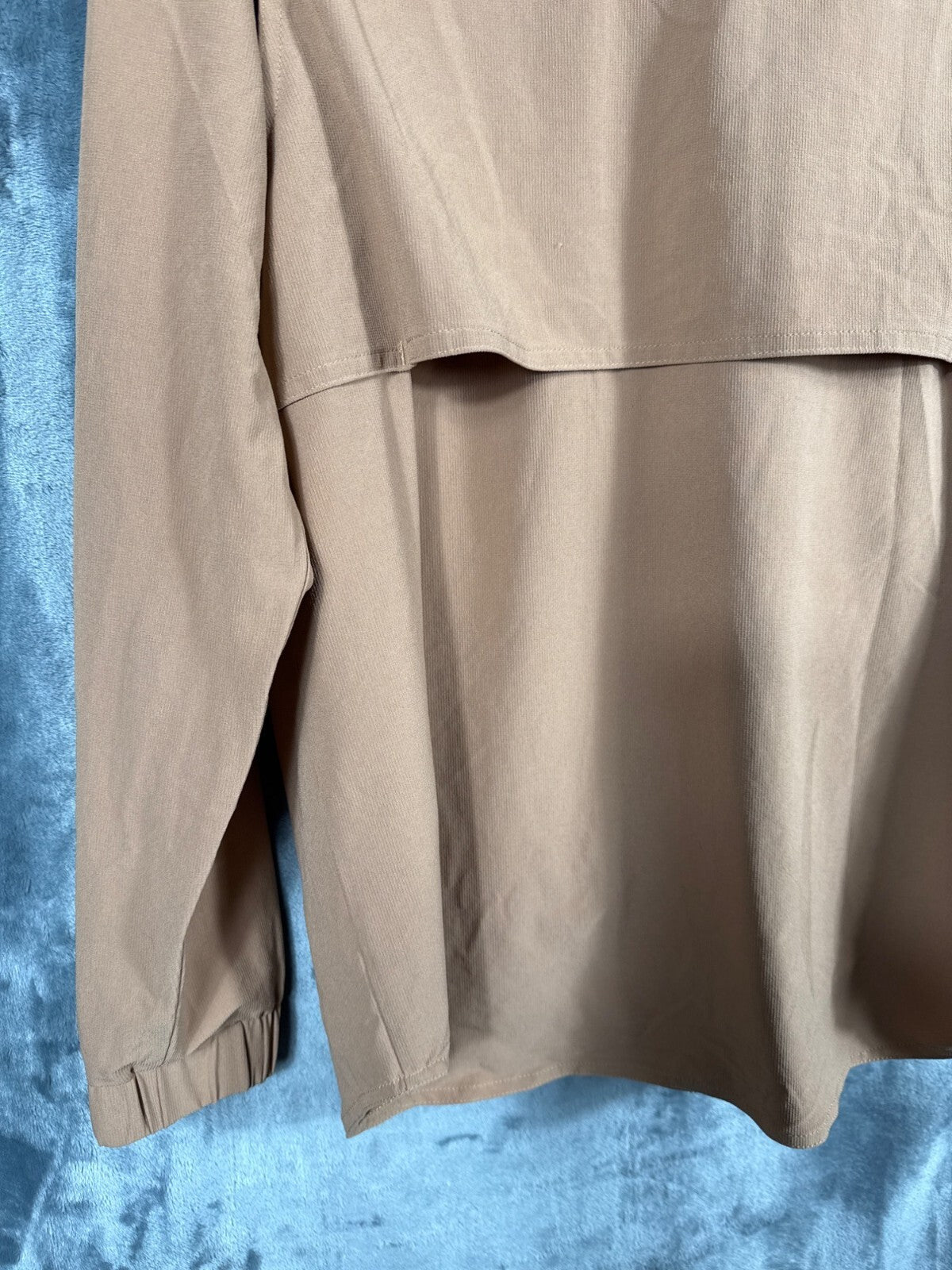 Lato Mens Brown Jacket Rpet/Spandex With Snap Closures & Elastic Cuffs