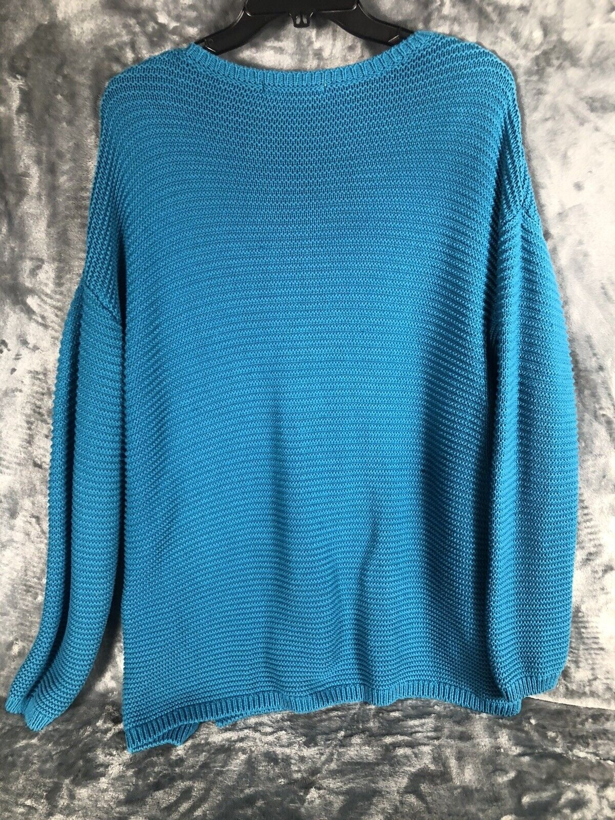 Wool Overs Sweater Woman’s Adult Size Large Blue