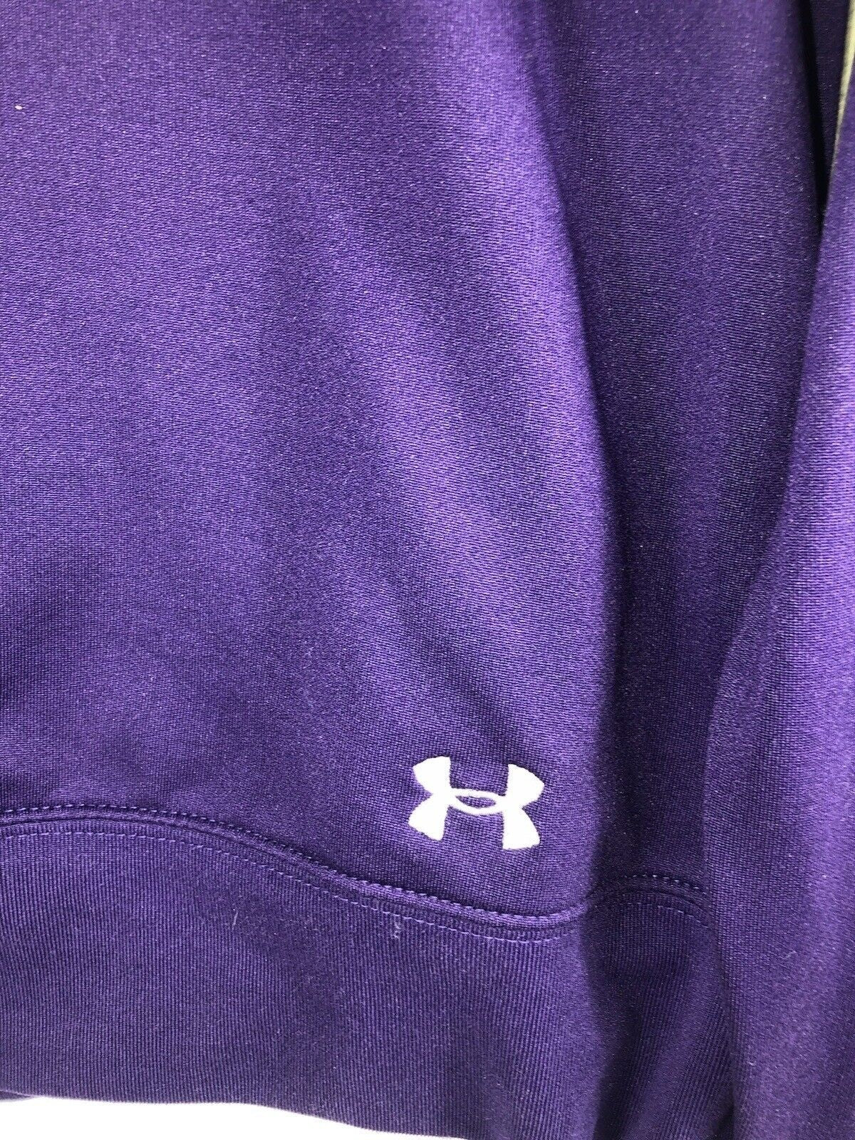 Under Armour Womens Clemson Sweatshirt Size L Purple & Orange Logo