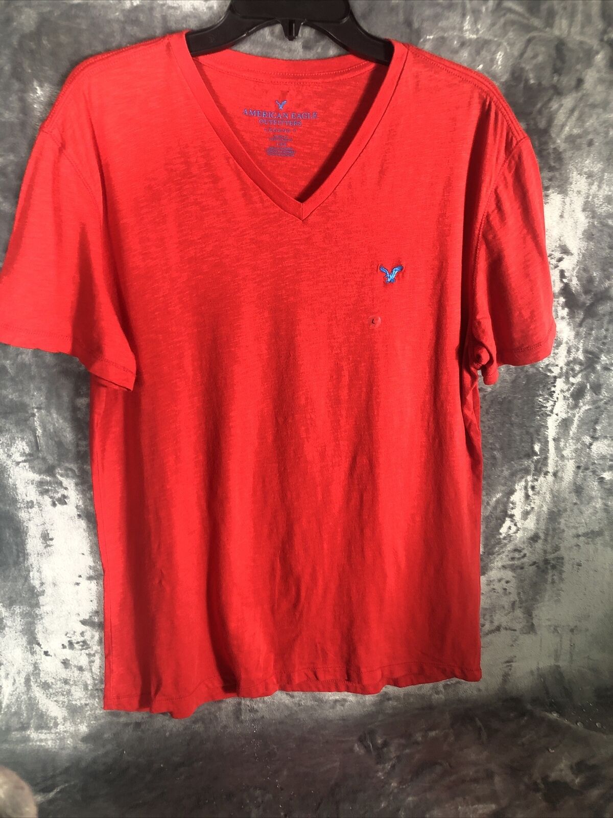 American Eagle Legends Men’s Red T-Shirt Short Sleeve Shirt  Adult Size Large