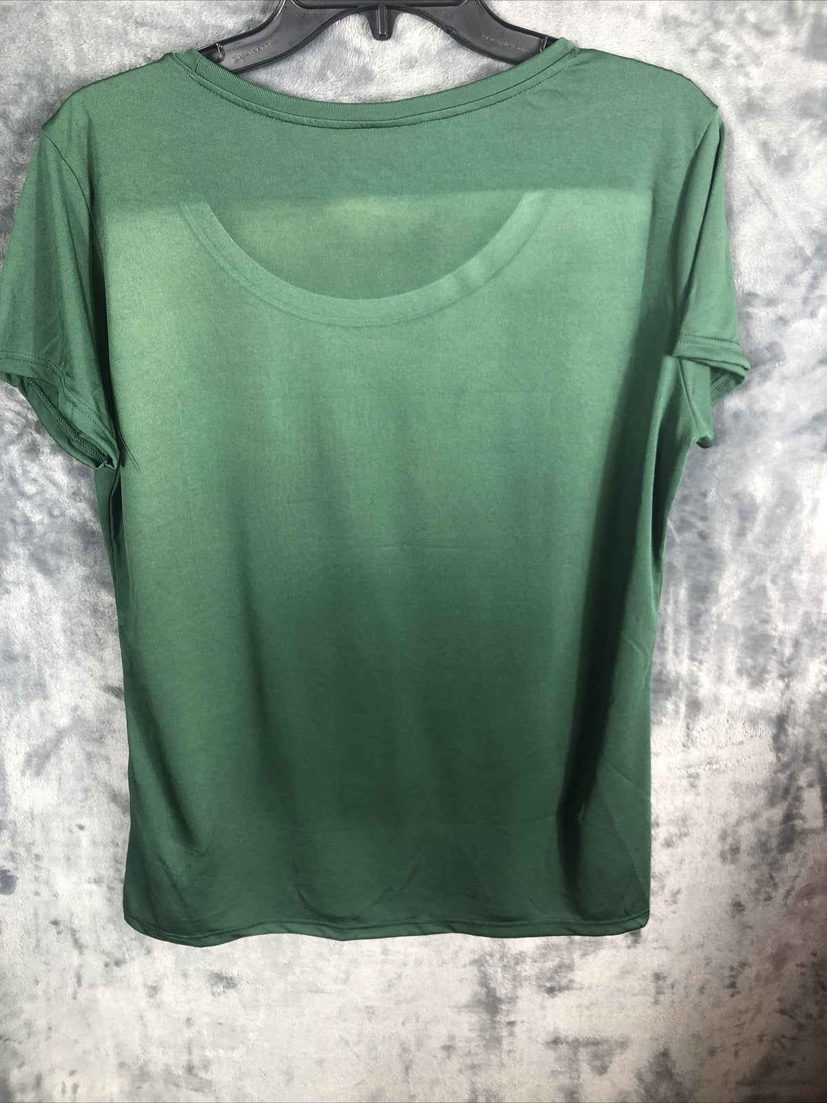 Women’s T-Shirt Natures Child Green Biker Shirt Size Large
