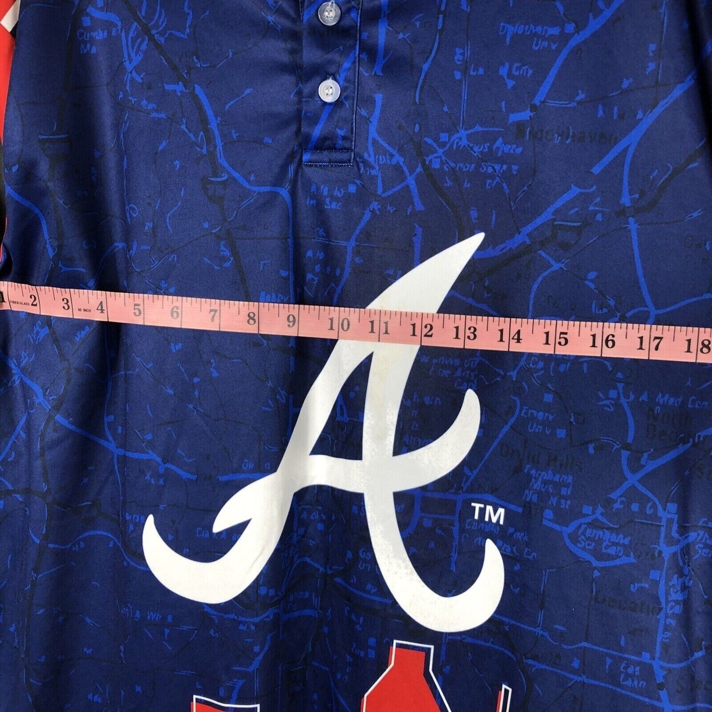 Atlanta Braves Mens Shirt Genuine Merchandise Size Large