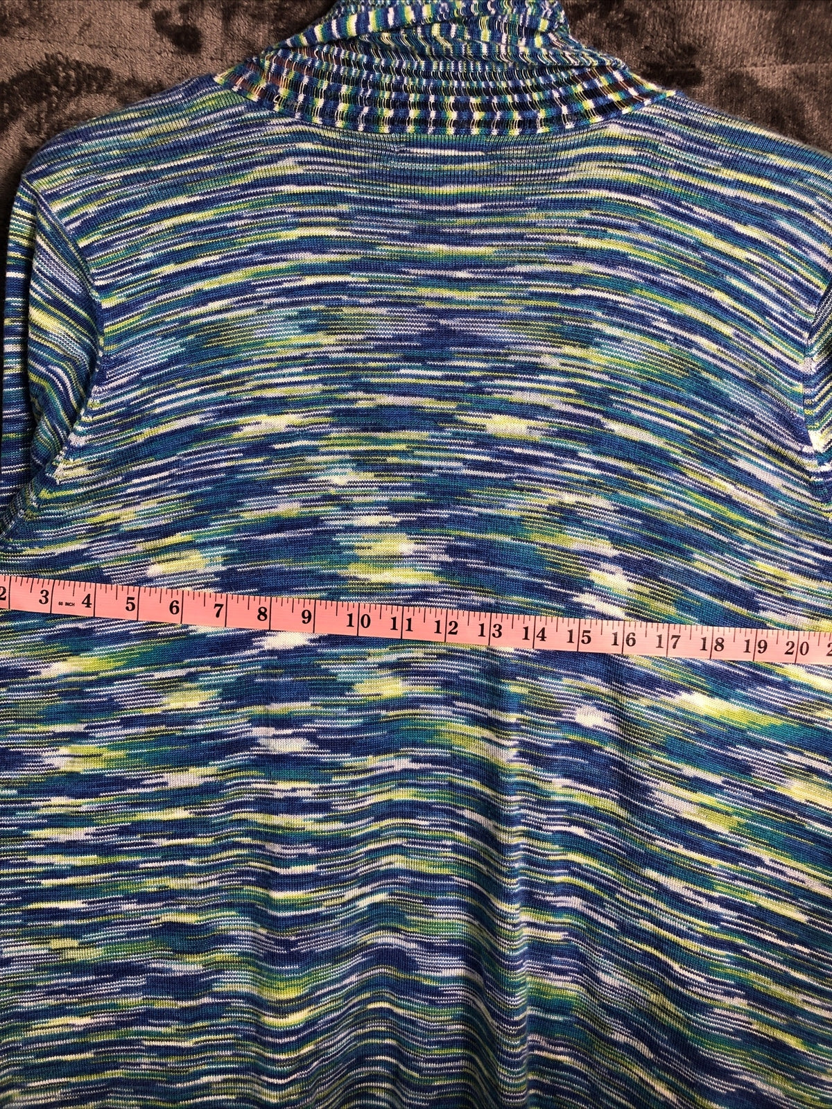 Carole Little Womans Cardigan Blue Green Women’s Size 3X