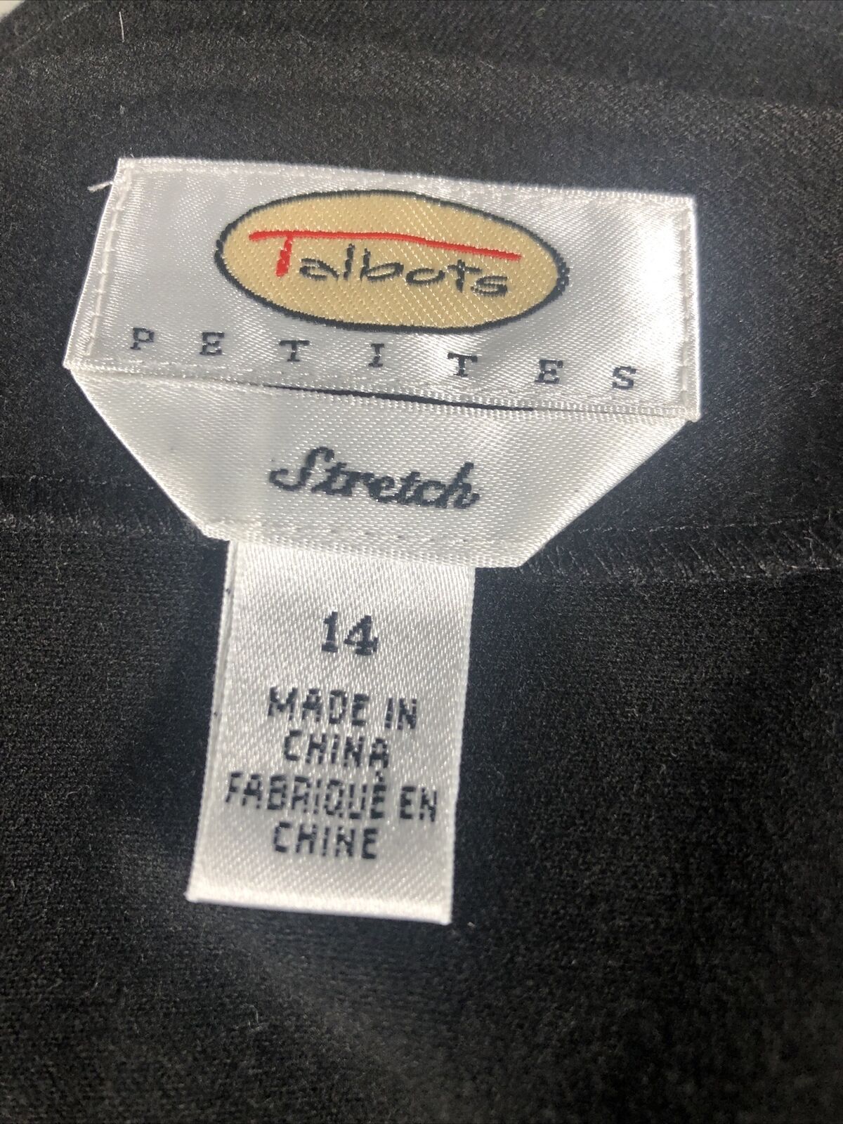 Talbot’s Velour Wrap Around Skirt Petites Short Black Stretch Size 14 So Soft!!