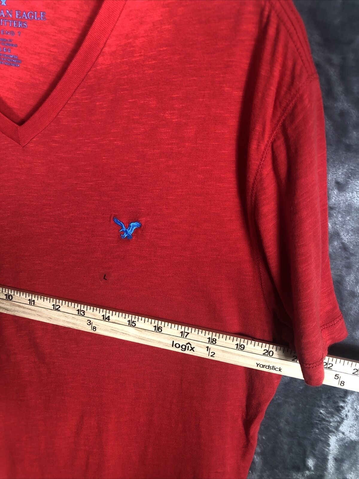 American Eagle Legends Men’s Red T-Shirt Short Sleeve Shirt  Adult Size Large