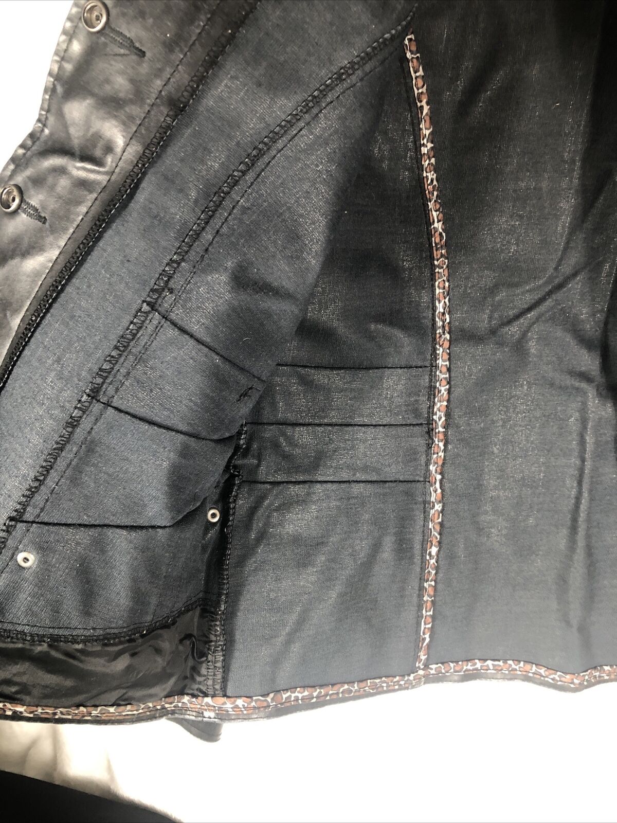 Biker Woman’s Leather Jacket Black Casual Fitted Trendy Stylish