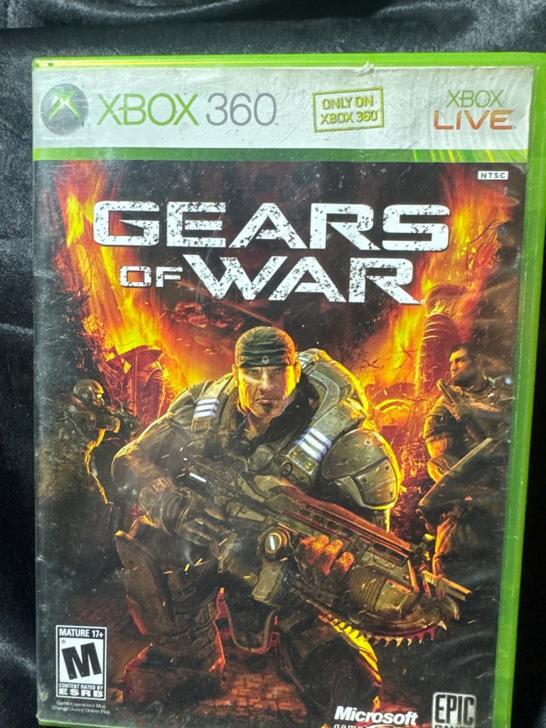 Gears Of War Xbox 360 Video Game Disc & Case