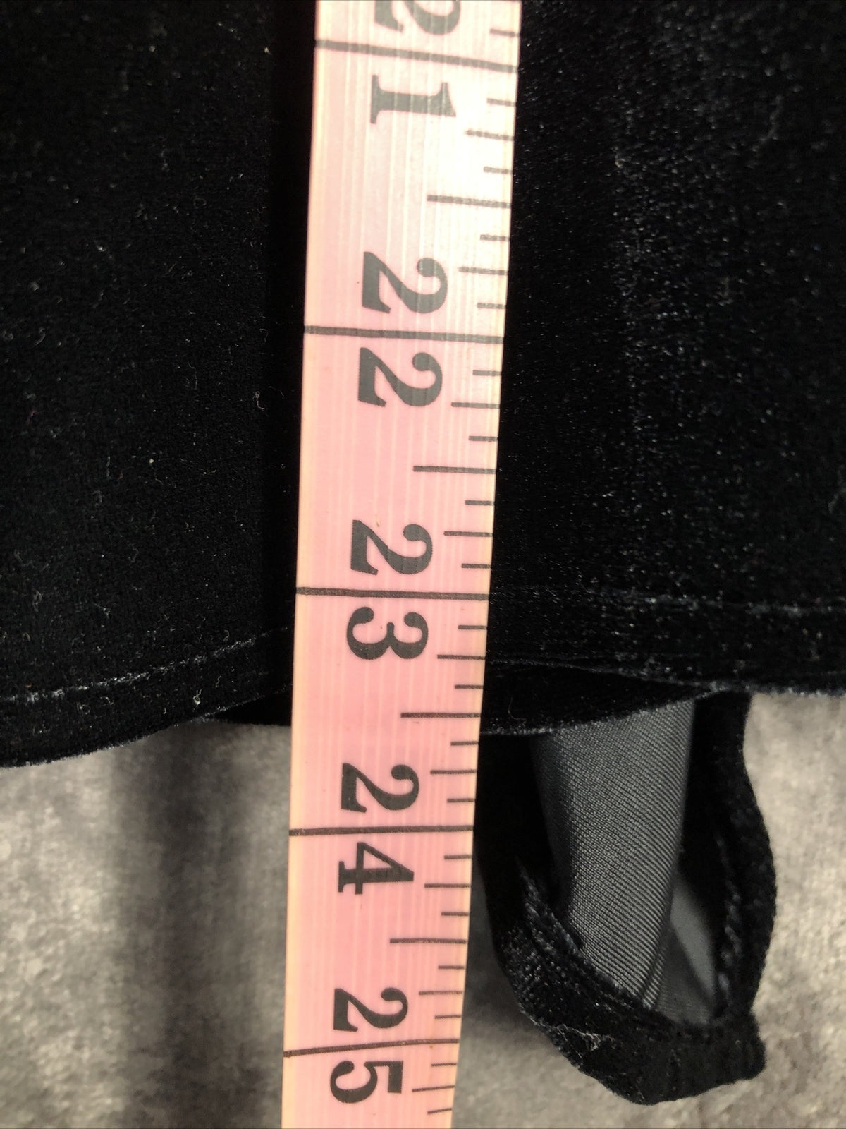 J. R. Nites Woman's Black Velvet Satin Trim Jacket Rhinestone Buckle Size 10
