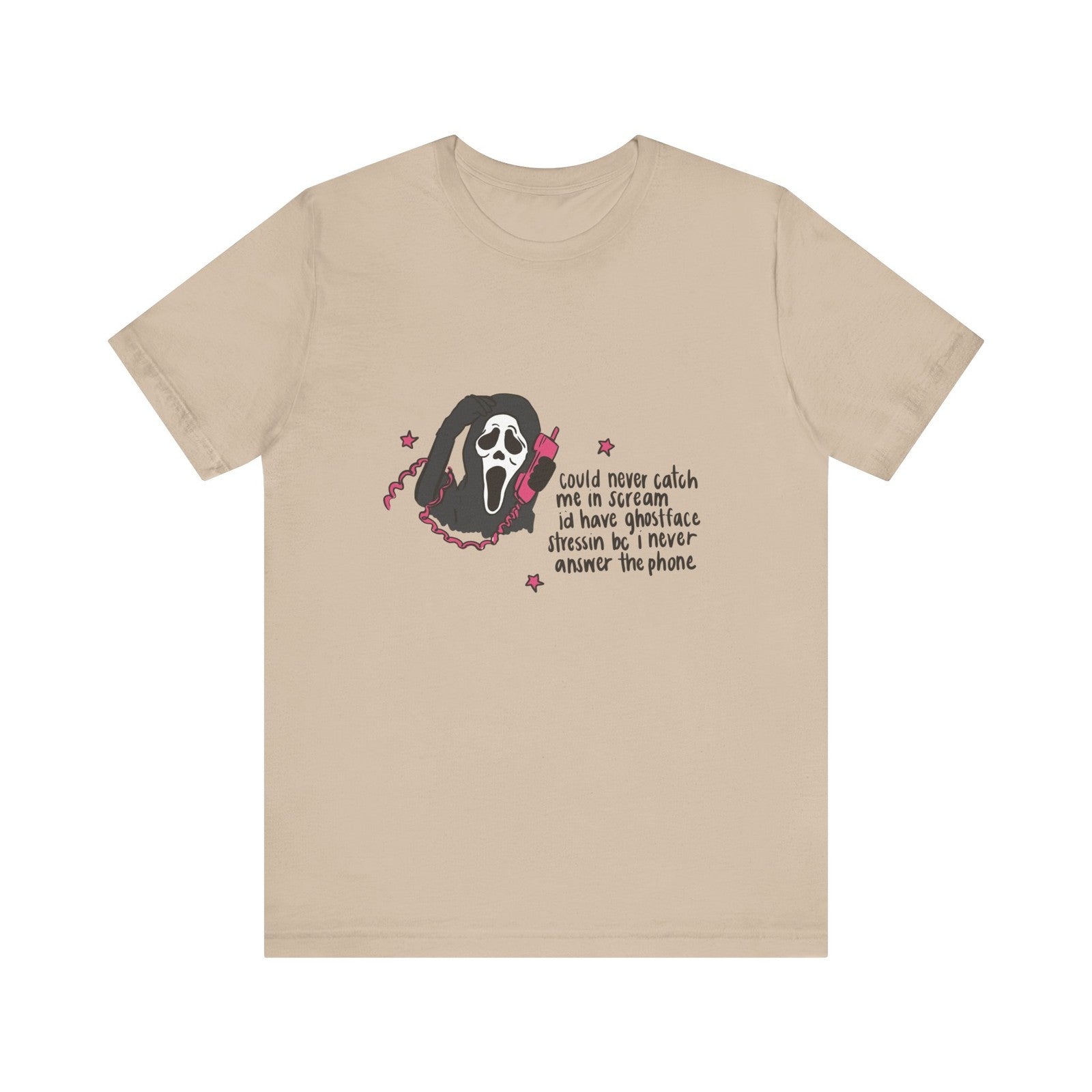 Womans Halloween Shirt Ghostface Tee, Scream Movie Shirt, Horror Movie Scary Top