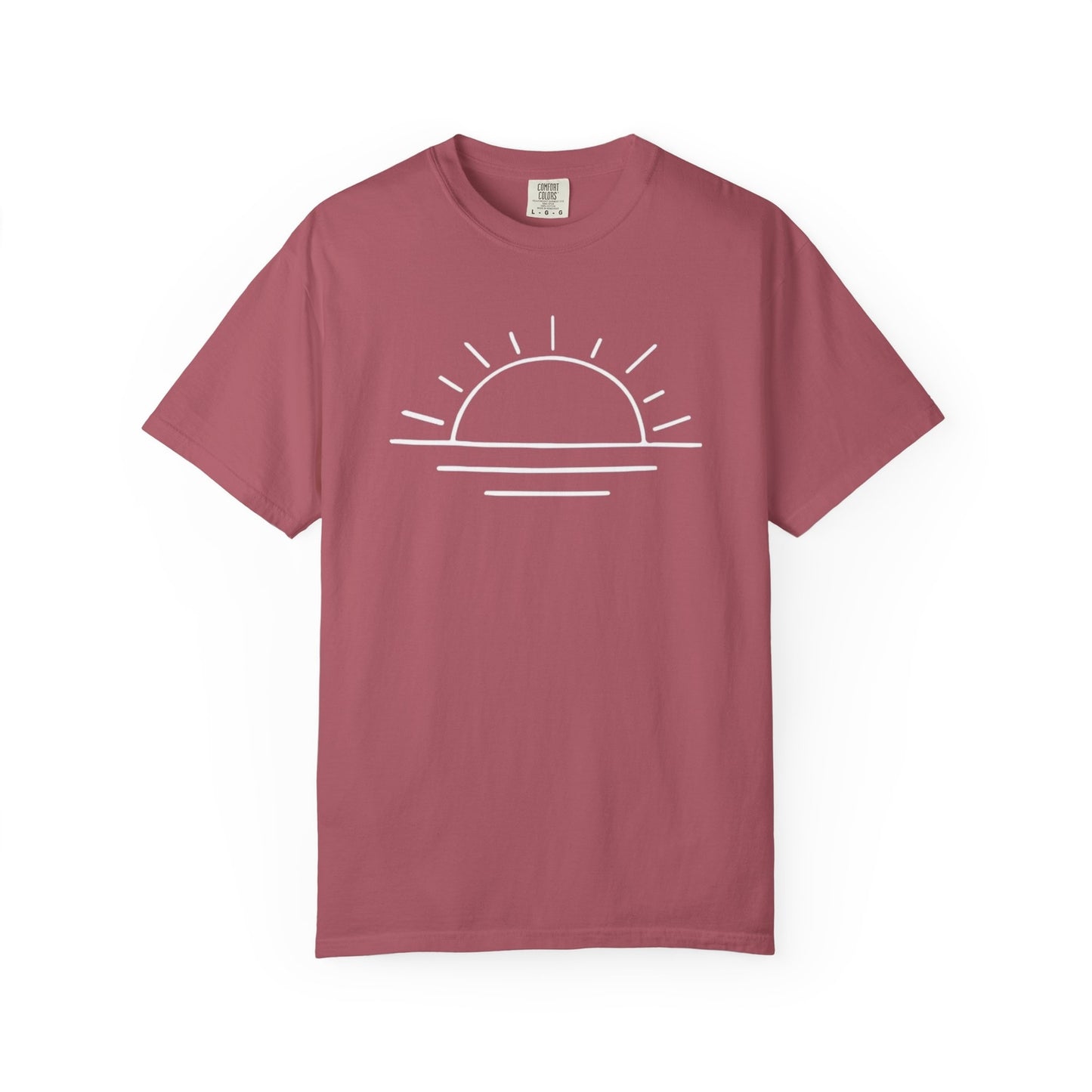 Comfort Colors Womans Sun T-shirt Summer Shirt Beach Top Summer Positive Vibes