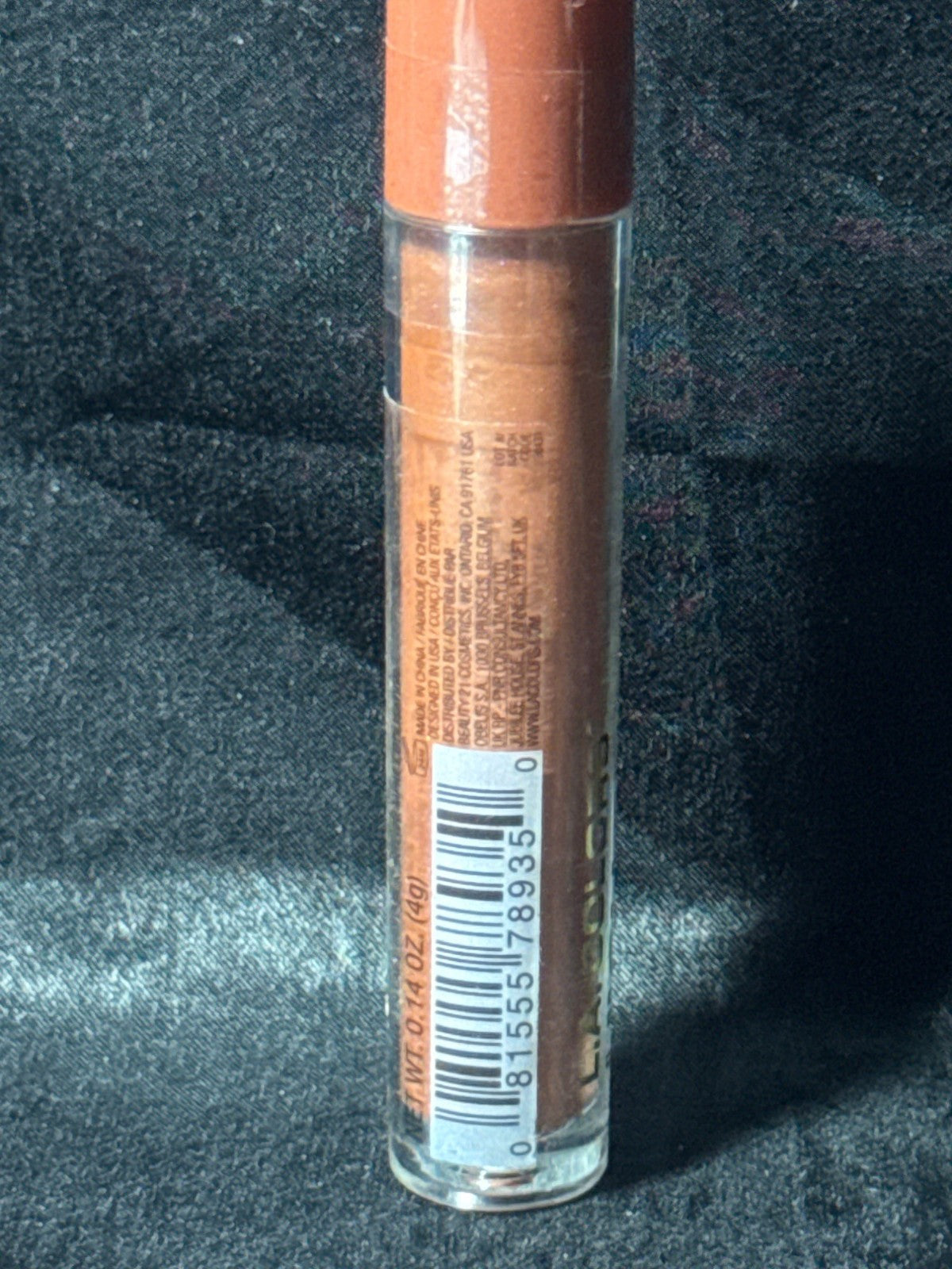 L.A. Colors High Shine Shea Butter Lip Gloss Bronze Shimmer 0.12 Oz