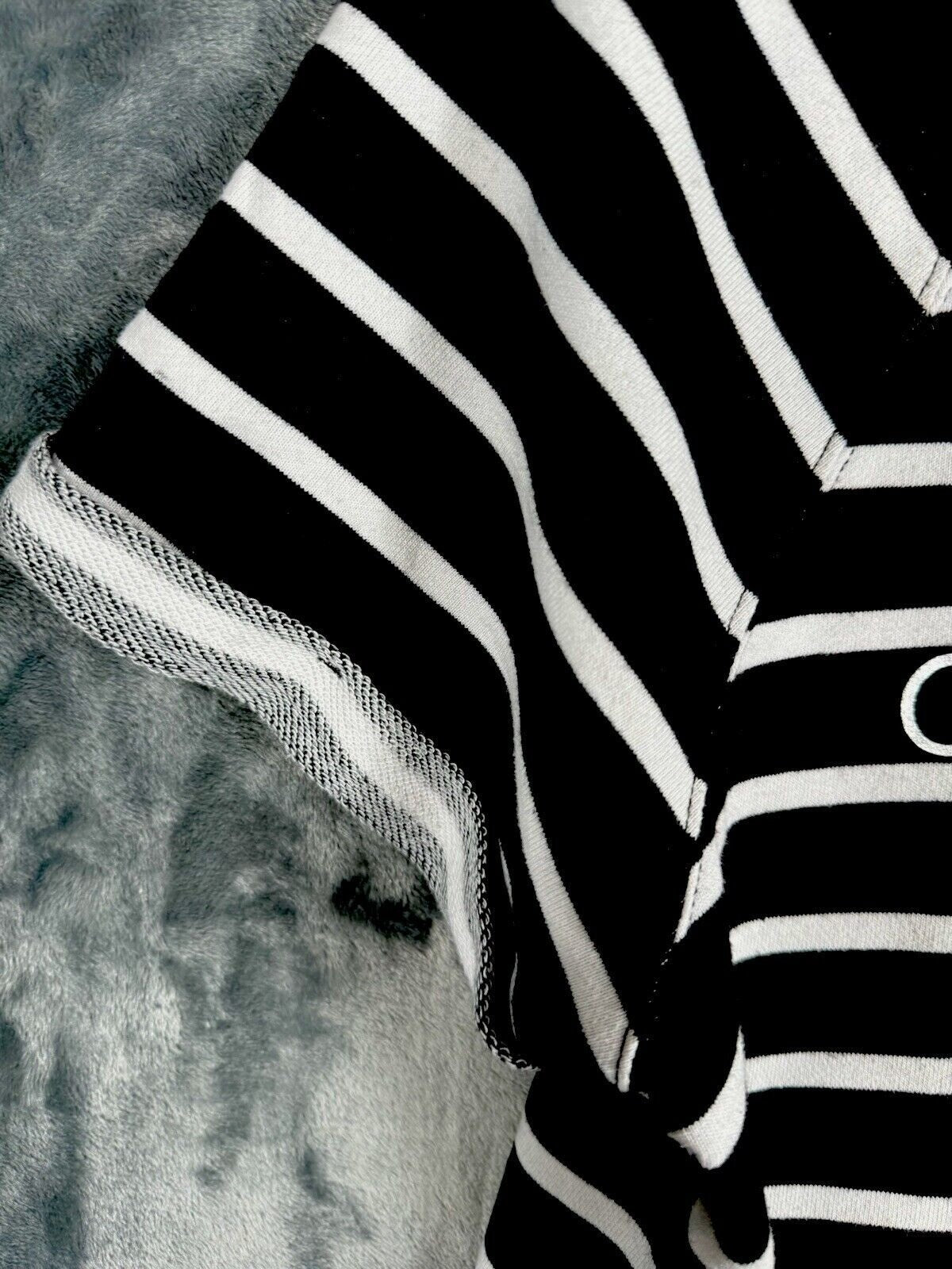 Calvin klein Woman's Shirt Crop Top Black/White Size Adult Medium