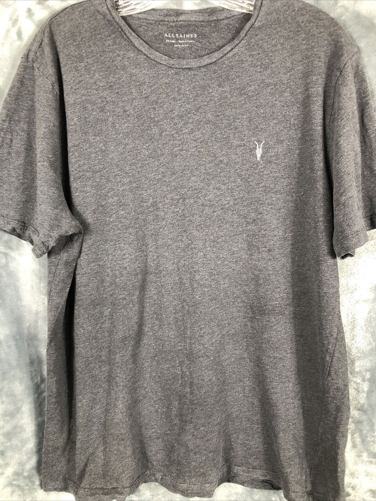All Saints Men's Shirt Grey Mens Top Size Adult 2X Tee Shirt