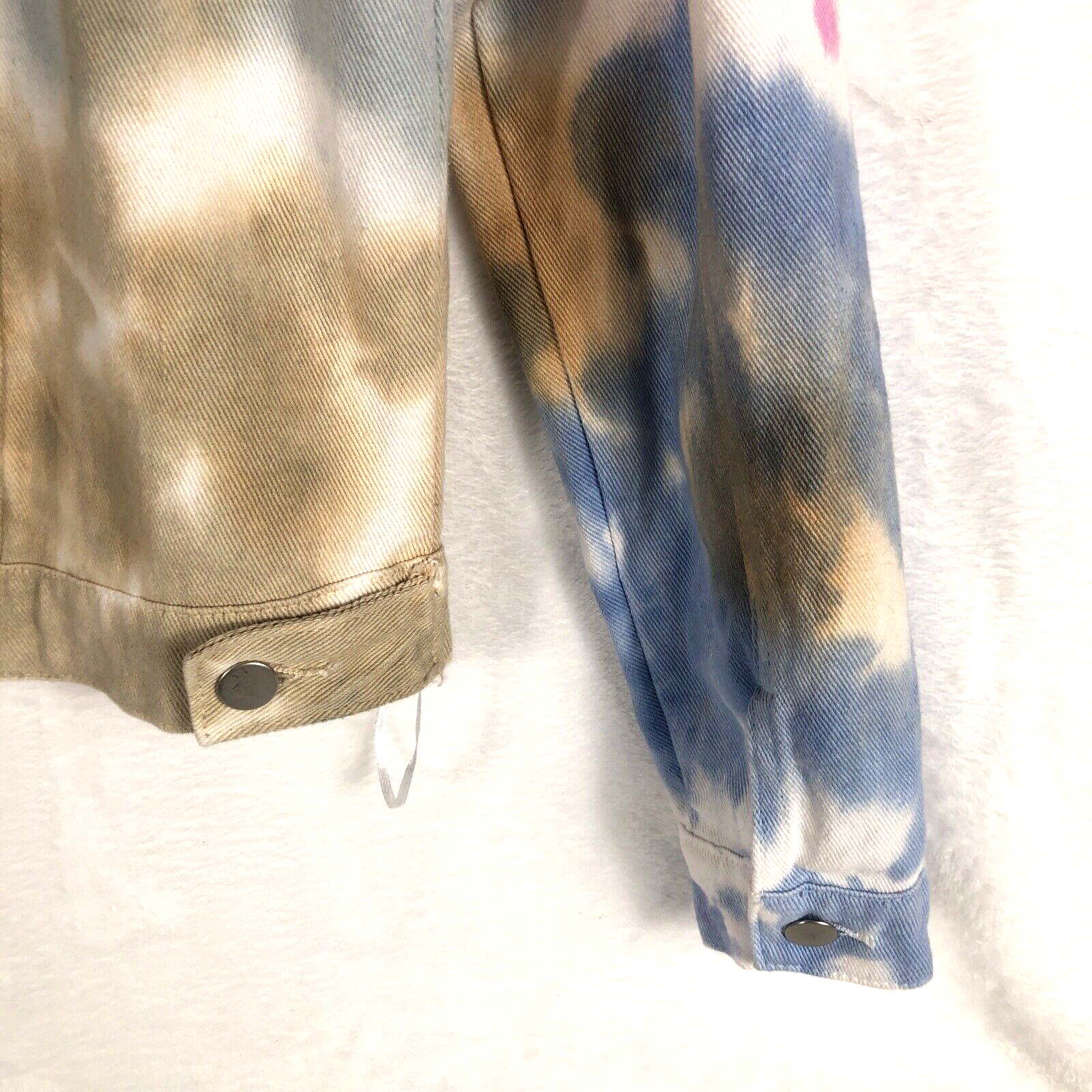 Andree Woman's Denim Tie-Dyed Jacket By Unit Size Small