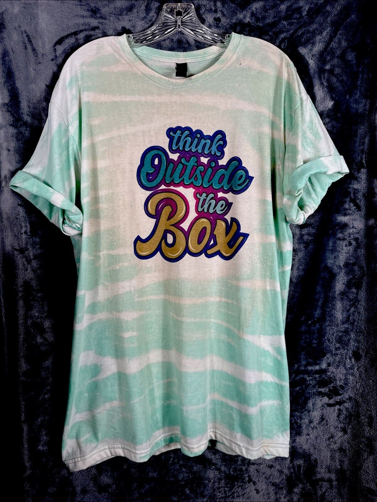 Women’s T-shirt extra large think outside the box sharp