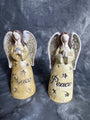 Christmas Holiday Angel Figurines & Grinch Star Ornament Gift Set Noel Cup