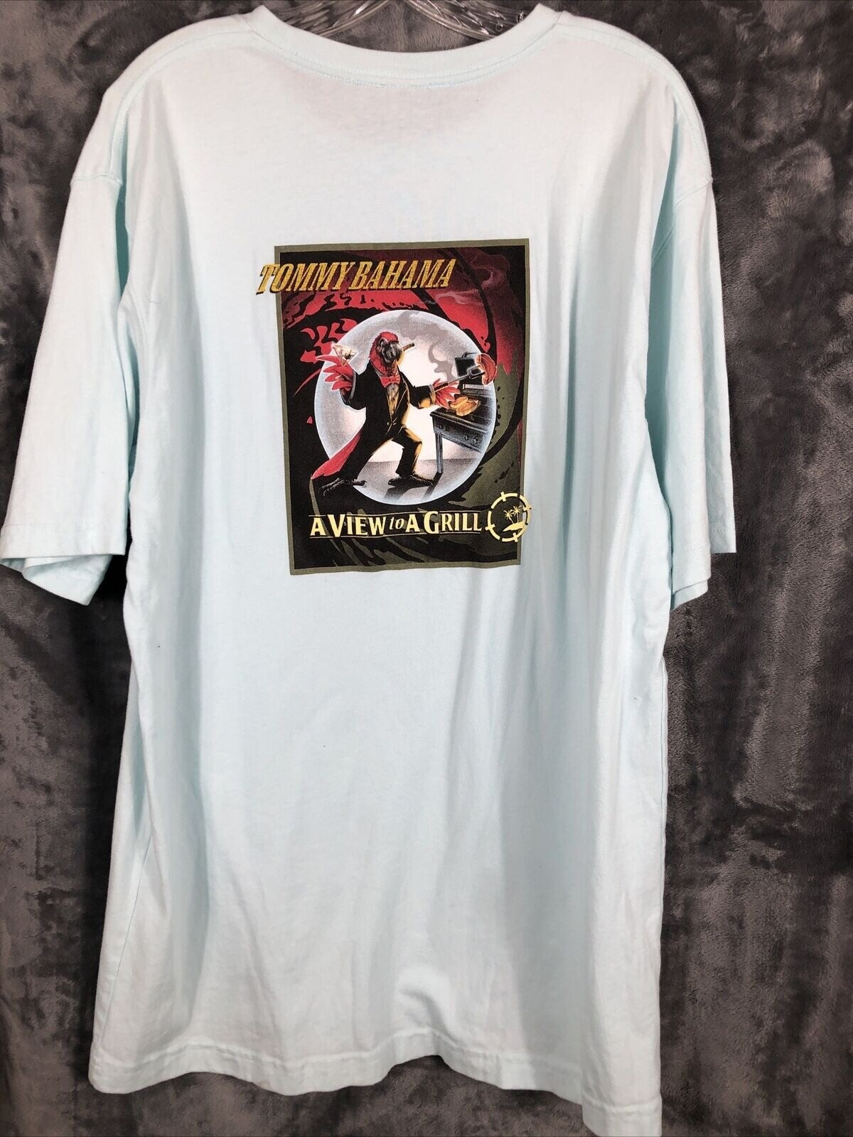 Tommy Bahama Men’s T-Shirt Size Large Bird Graphic Tee Casual Short Sleeve Shirt