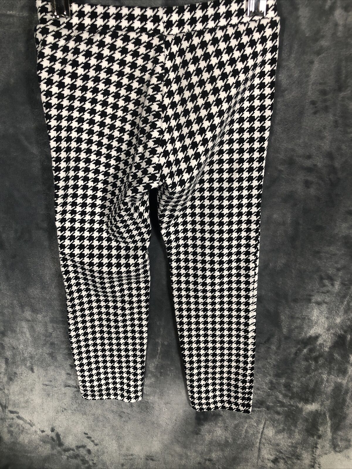 Old Navy Girls Black And White Dog Tooth Stretch Pants Size 5 Toddler