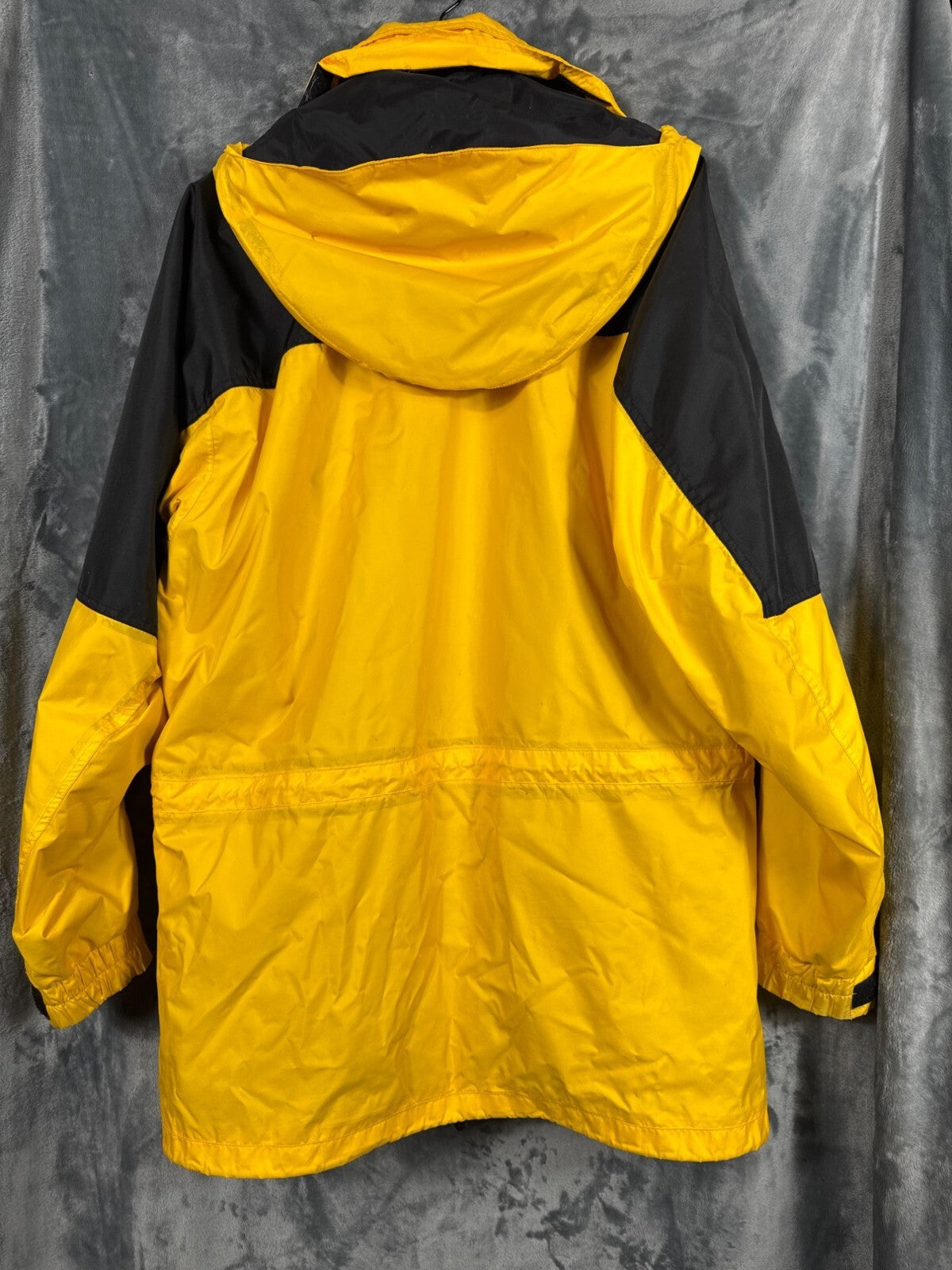 Woolrich Work Coat Men's Rugged Outdoor Jacket Yellow & Black Large