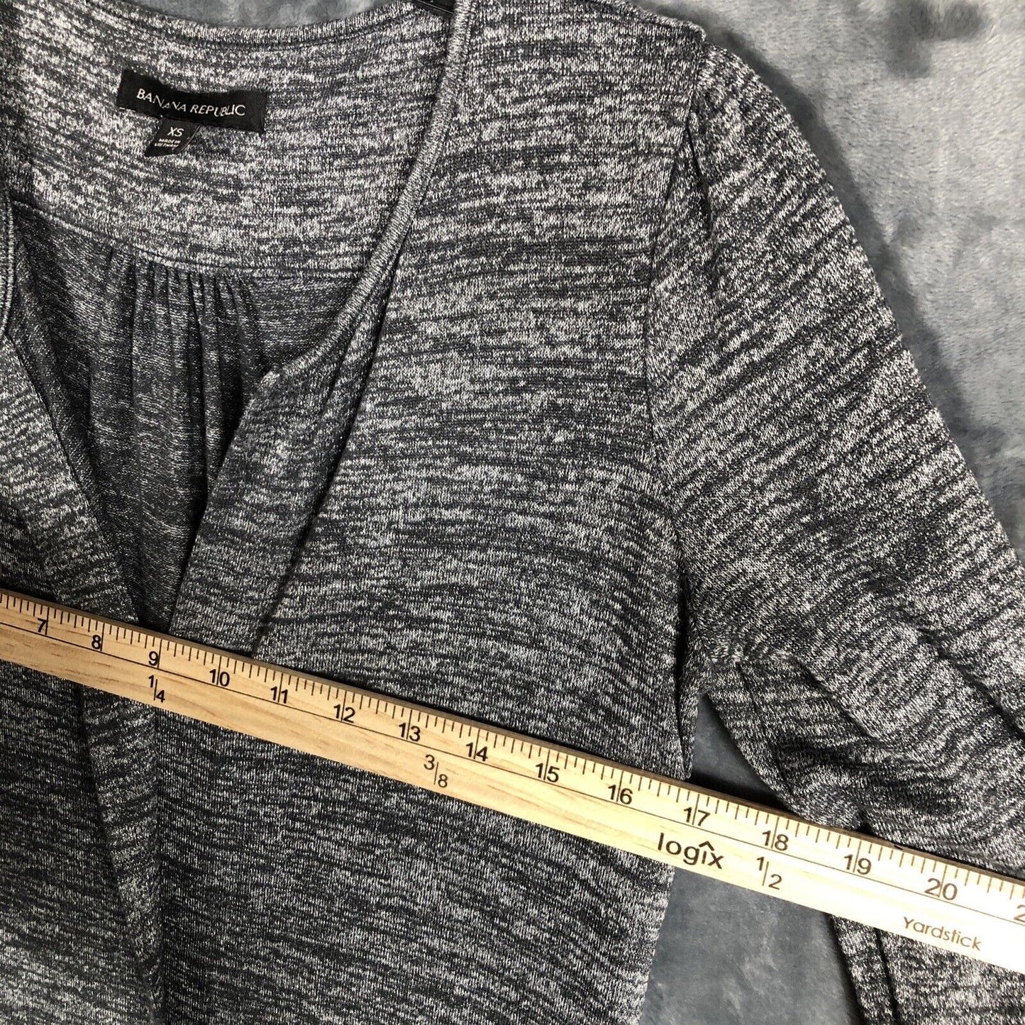 BANANA REPUBLIC Women's Sweater Pullover Extra Small Gray Long Sleeve XS