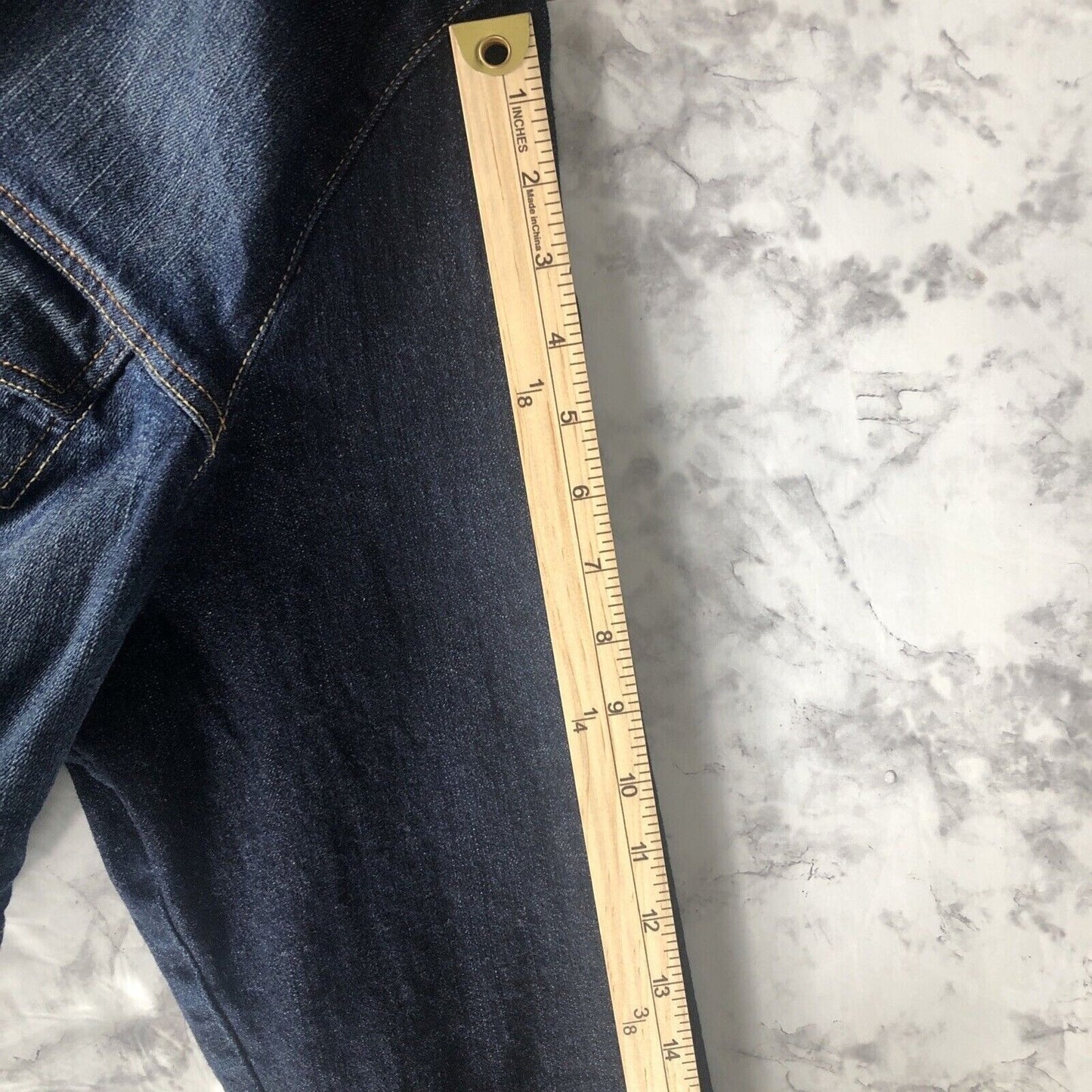 Paris Blues Womens Denim Jacket Size 3 Button-Up Crop Style