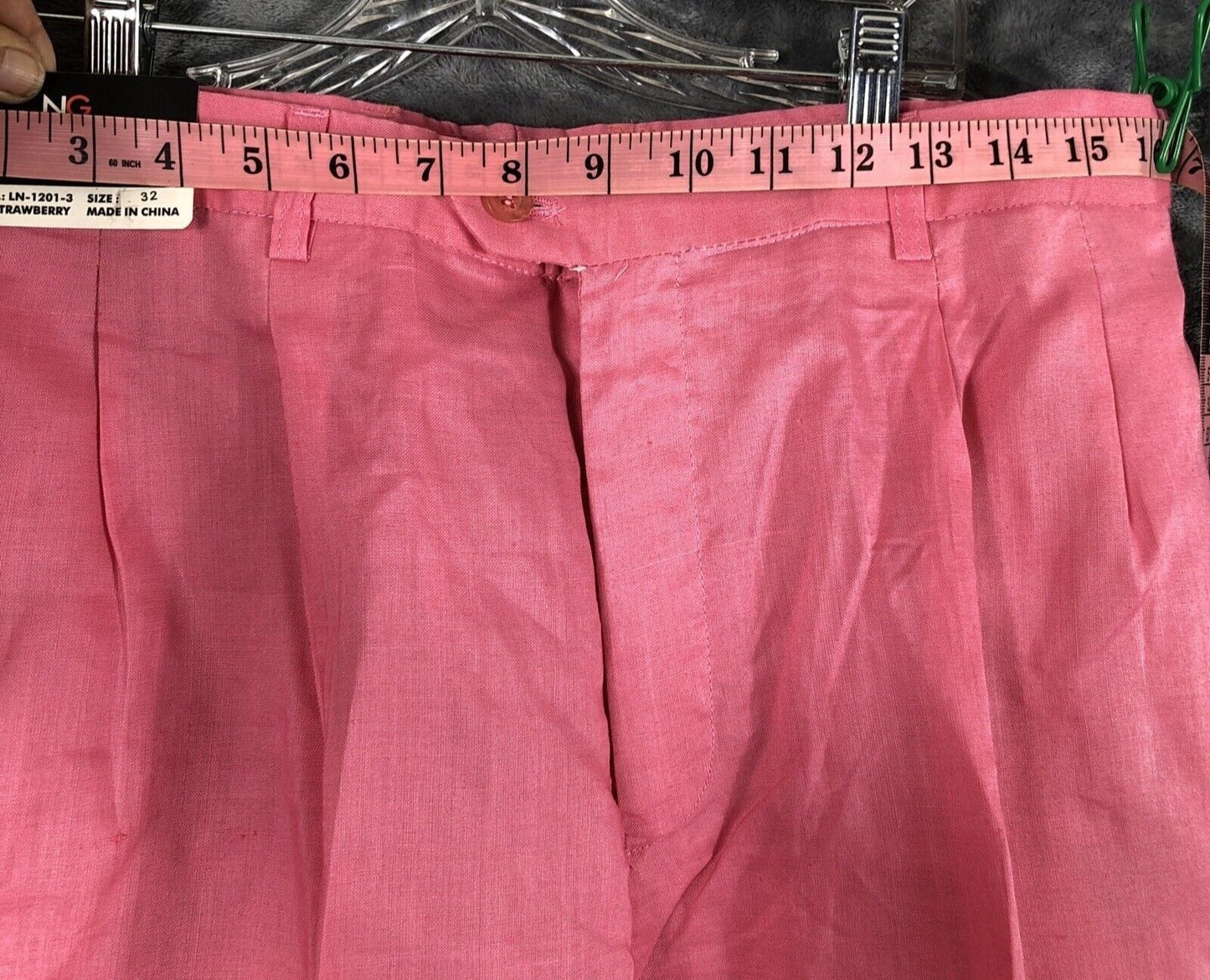 Mens Golf Slacks New Gen Golf Pants Mens Strawberry Comfort Size 32/32