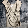 Max Studio Woman's Top Sleeveless Shirt Cute Blouse Large 