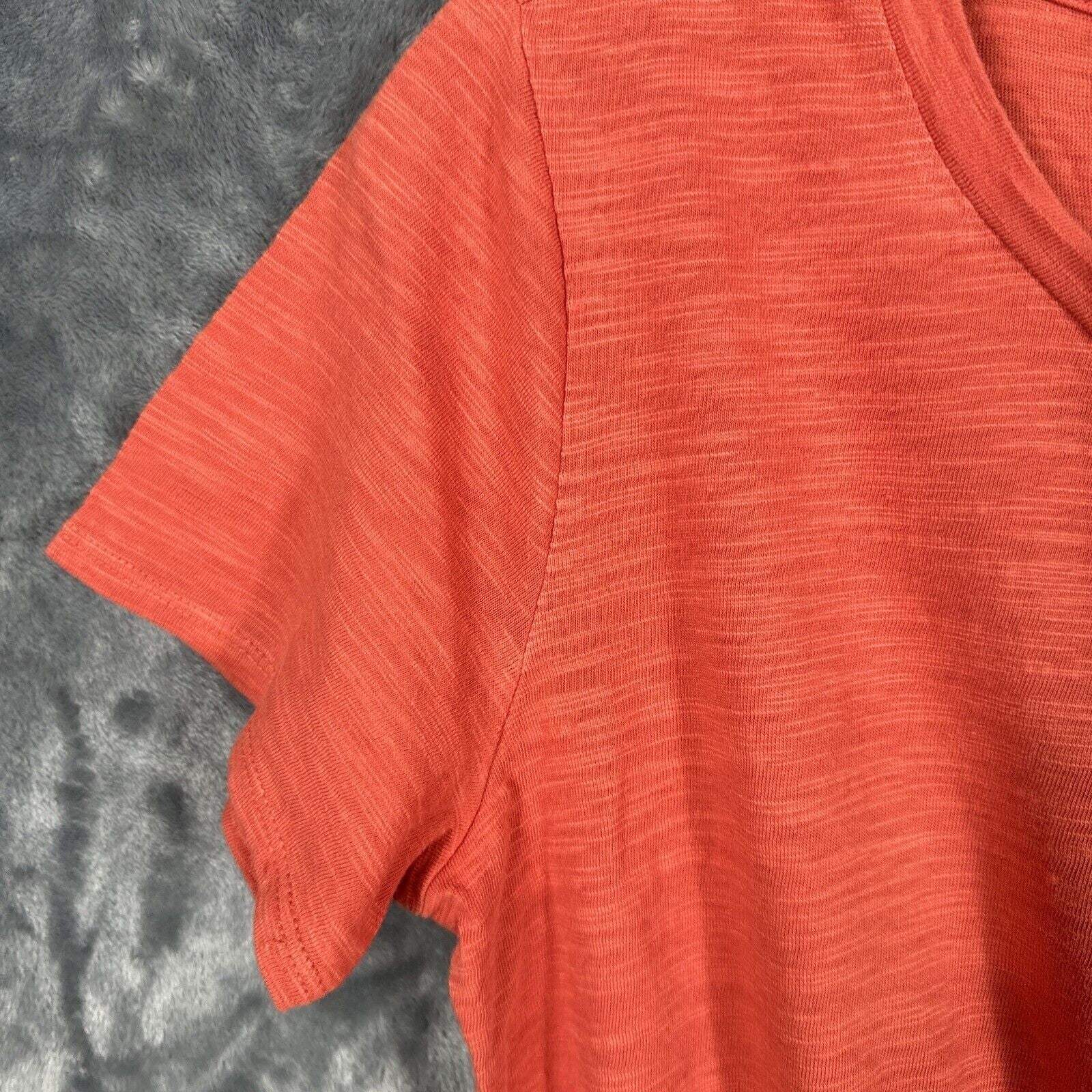 Old Navy Womens Small Coral Short Sleeve Elastic Waist Dress