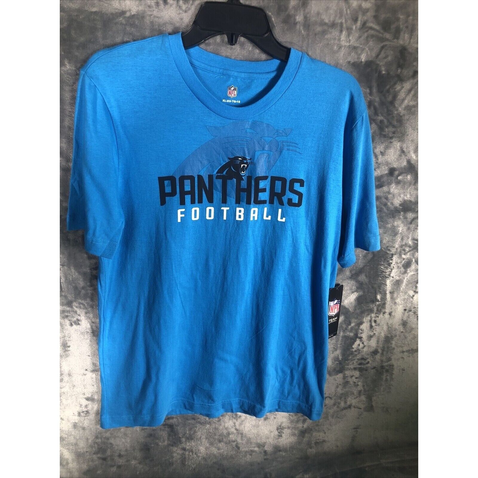 Carolina Panthers Shirt Youth Size Extra Large XL Tee Short Sleeve NFL Football