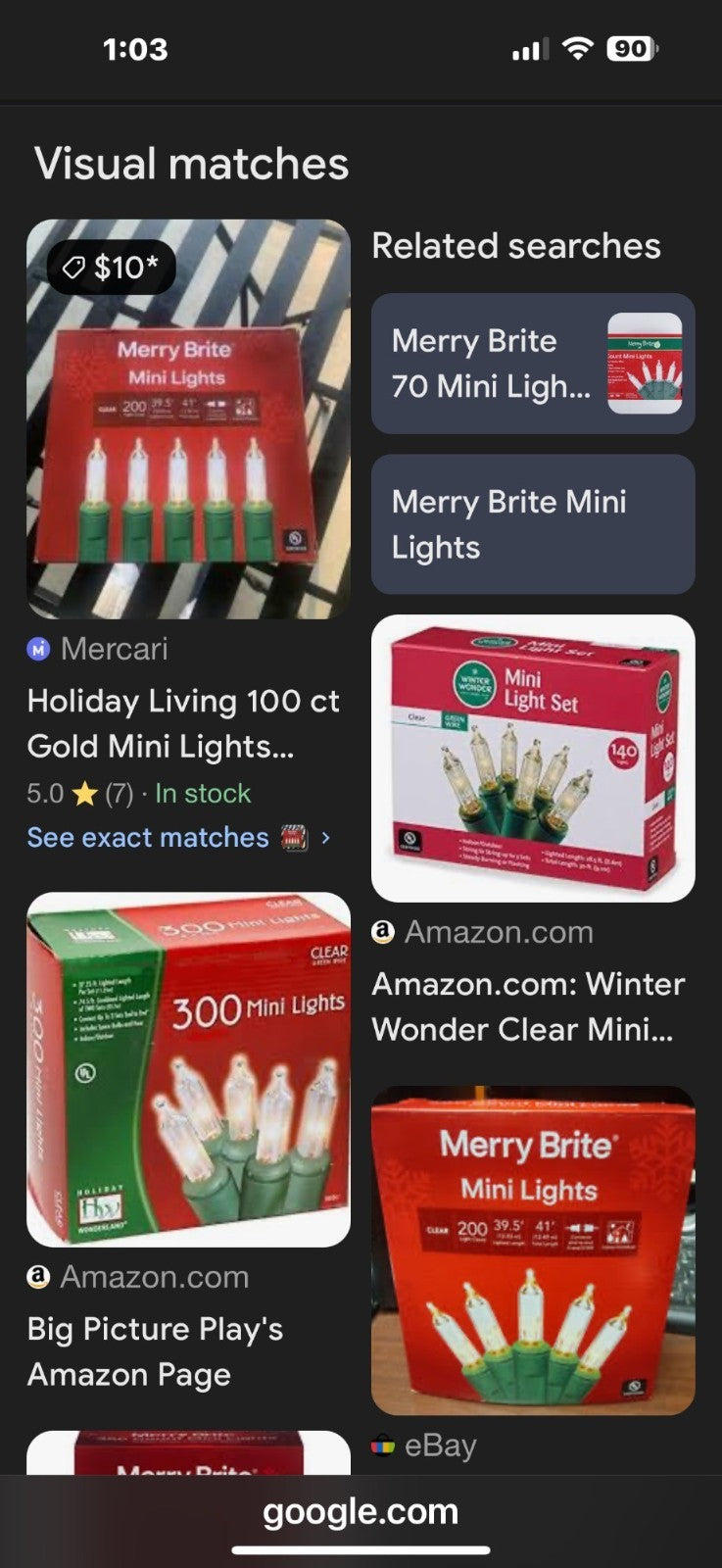 Merry Brite 200 Ct Clear Mini Lights Indoor/Outdoor 39.5 Lighted Length