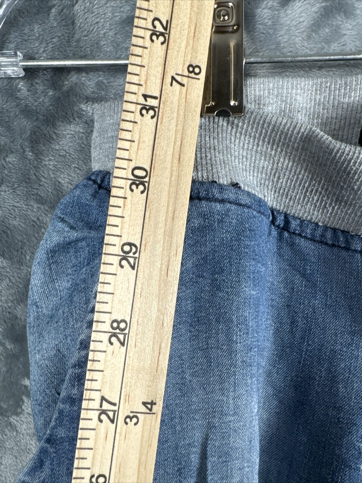Rue 21 Pants Girls Small Distressed Soft Blue Joggers