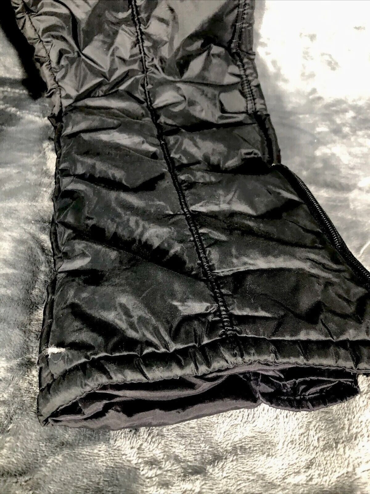Swiss Alps Snow Bib Overalls Black Nylon & Polyester Size 12  Adjustable