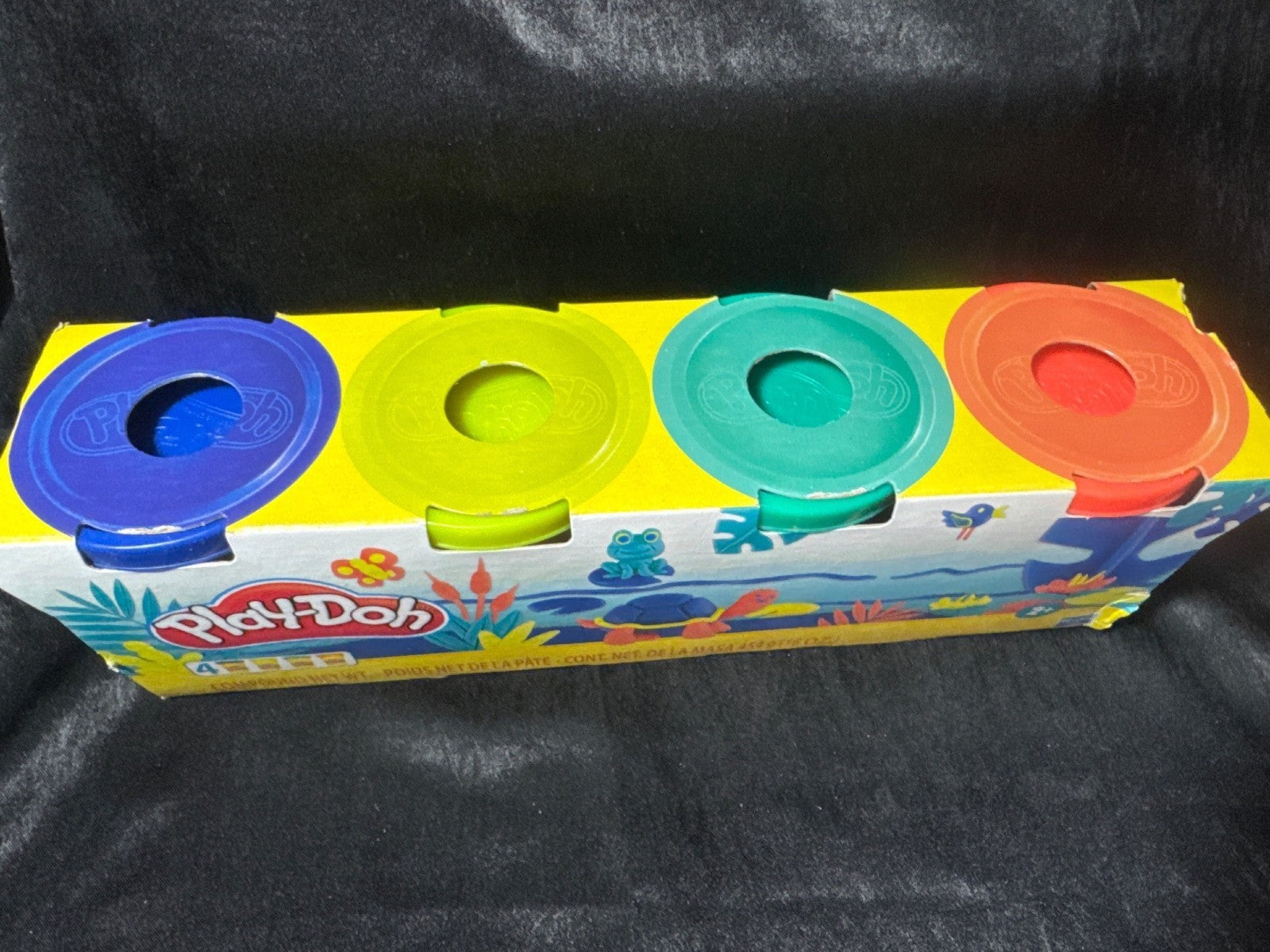 Play-Doh 4-Pack Modeling Compound Set - Red Blue Green & Yellow Colors