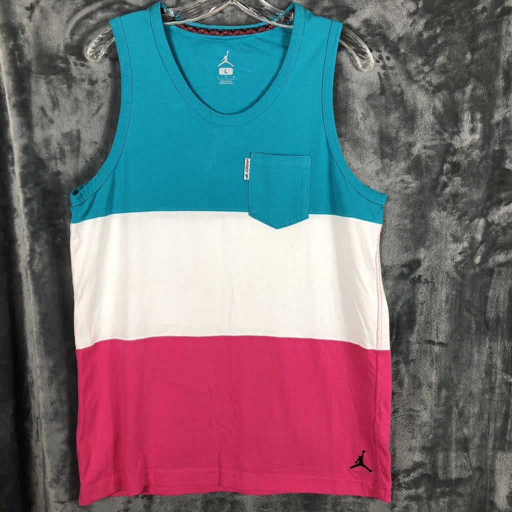 Air Jordan, Mens Size L , Color Block Tank